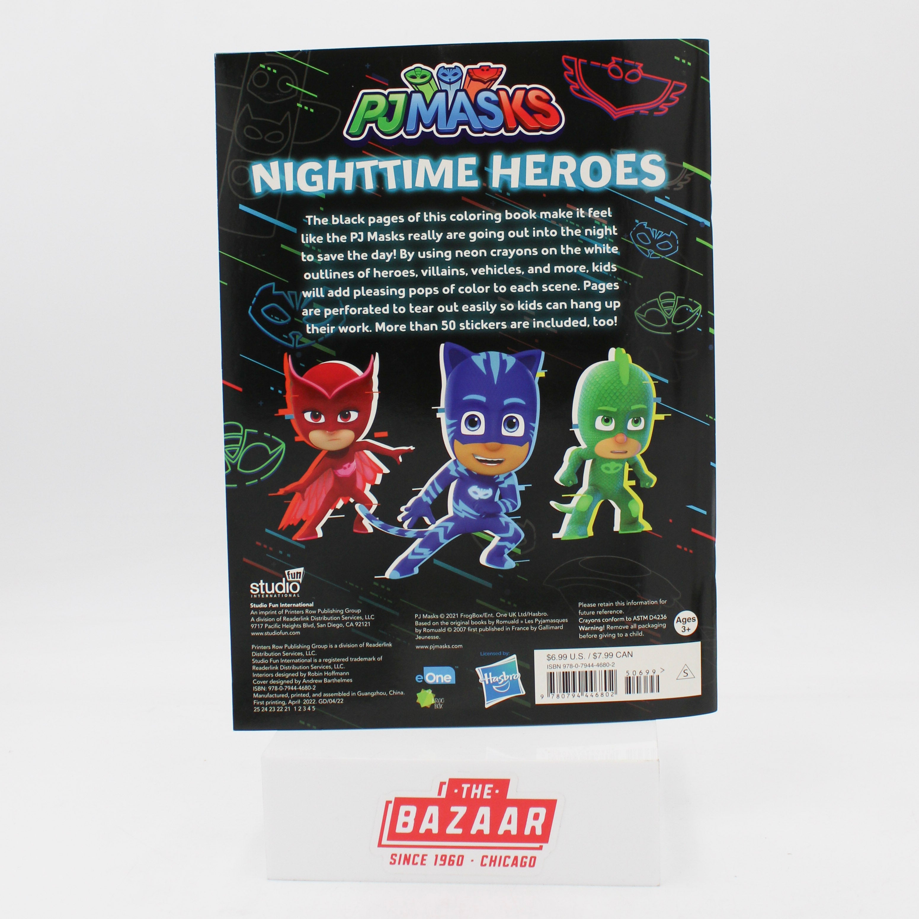 PJ MASKS: NIGHTTIME HEROES HARDCOVER ACTIVITY 48PG PP $6.99