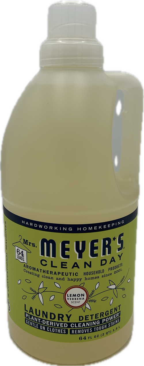 MRS MEYERS LIQUID LAUNDRY DETERGENT LEMON VERBENA 64oz US