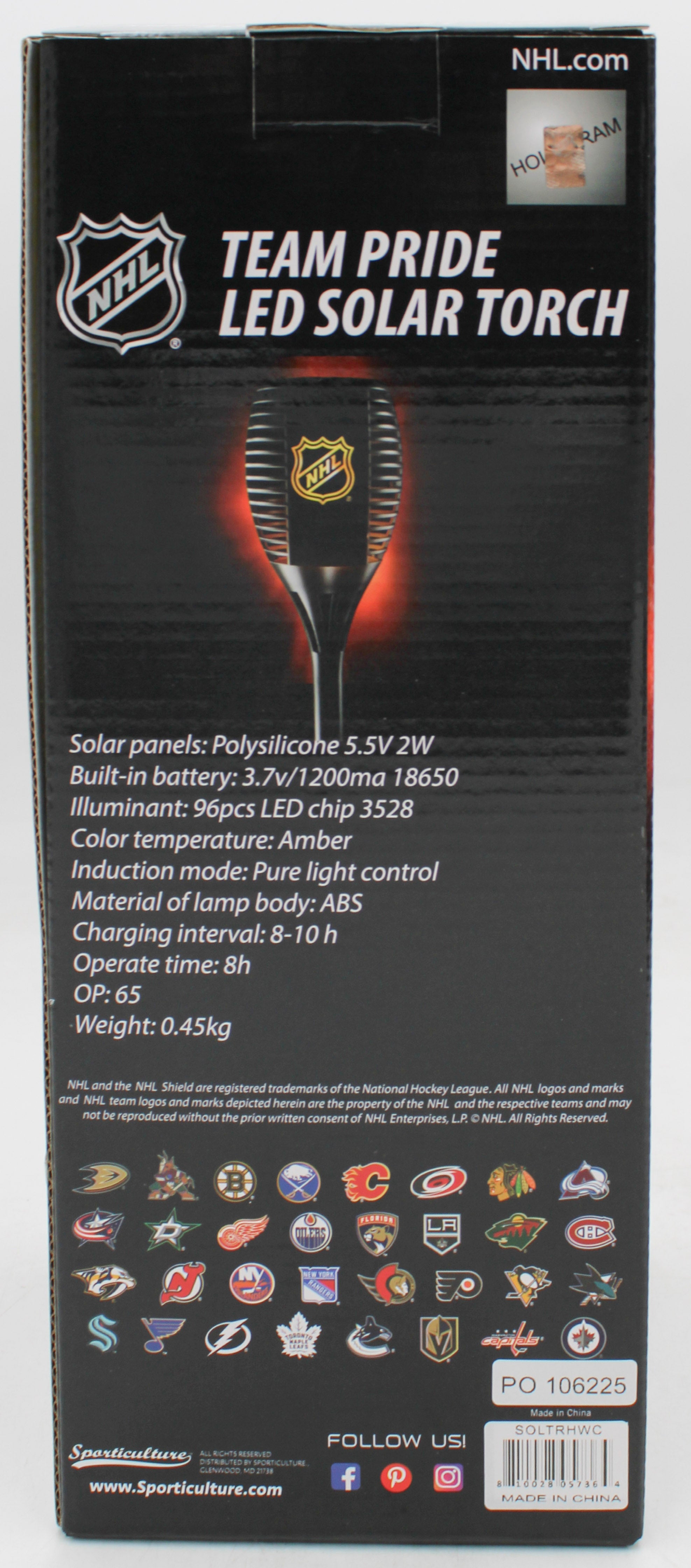 WASHINGTON CAPITALS LED SOLAR TORCH 36"