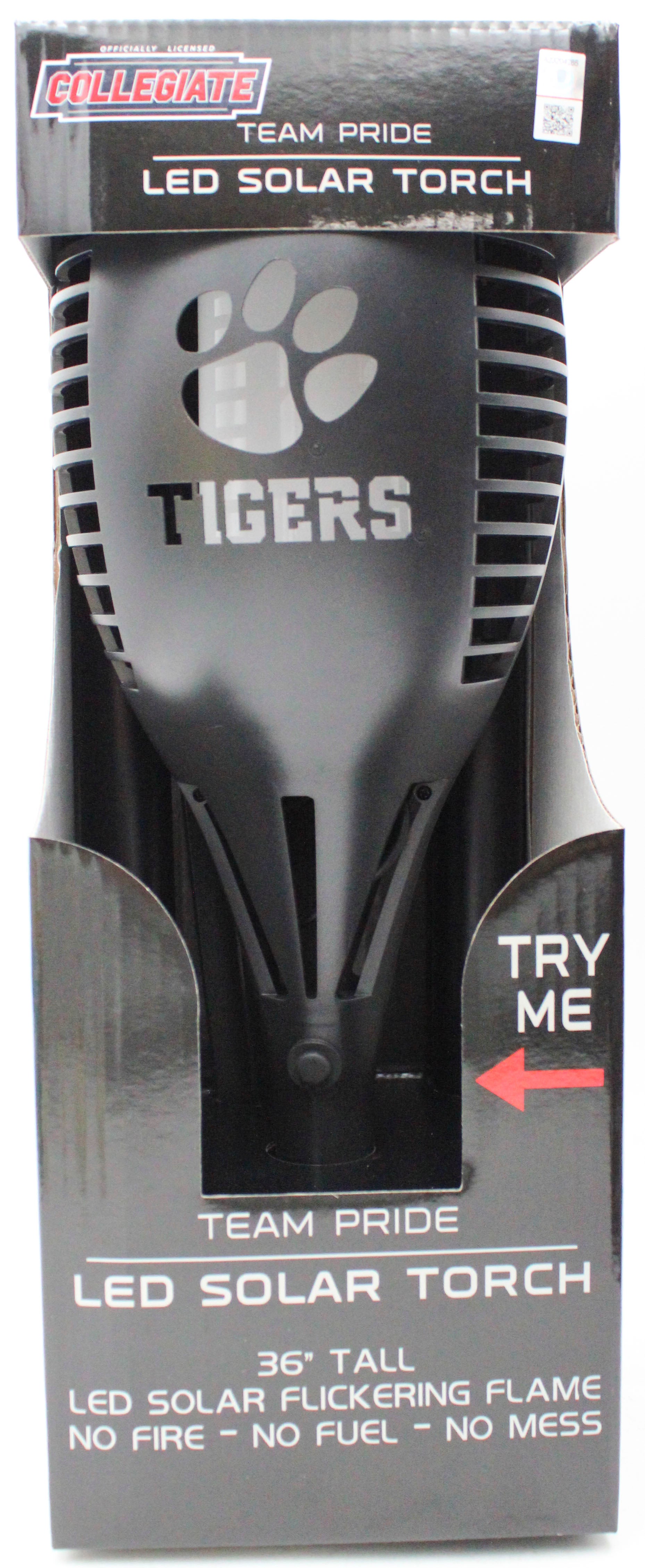 CLEMSON TIGERS LED SOLAR TORCH  36"