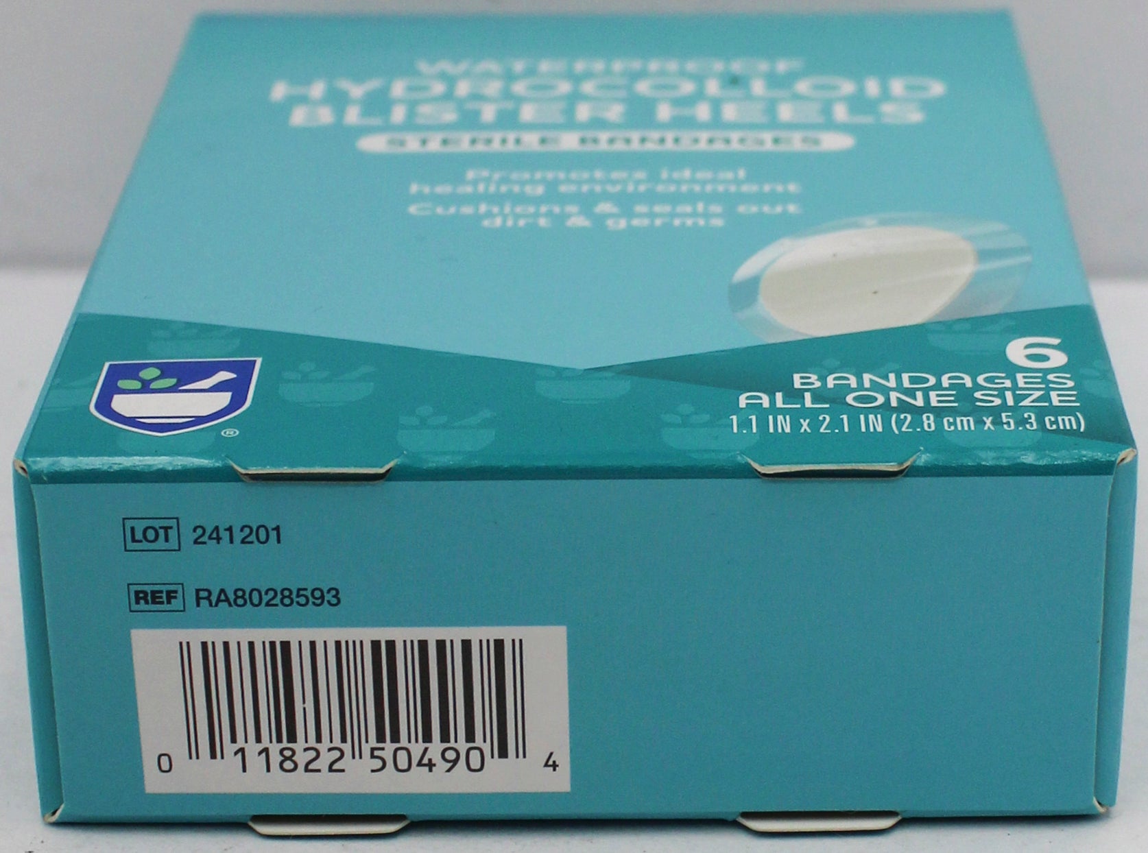 RITE AID RITEAID 6ct HYDROCOLLOID BLISTER HEELS BANDAGES