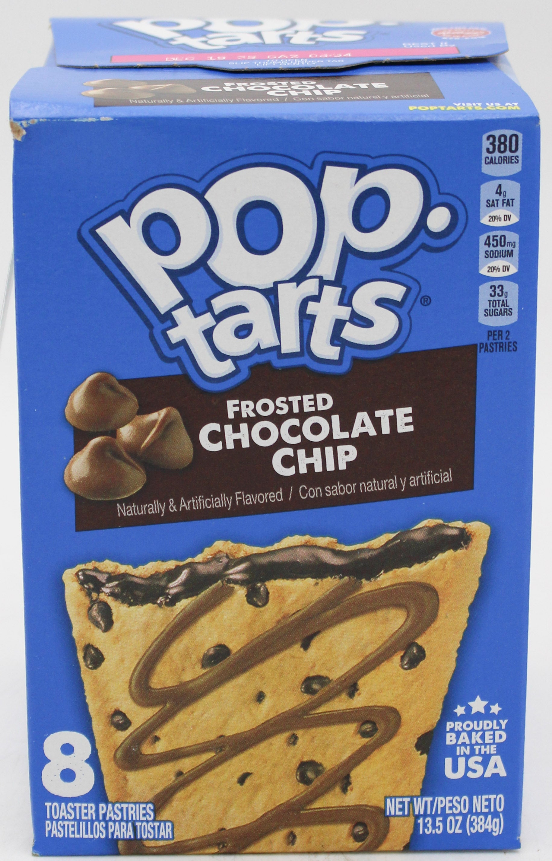 POP-TARTS CHOCOLATE CHIP 8ct 13.5oz bb 12/19/25