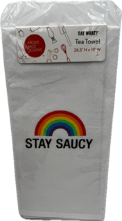 STAY SAUCY TEA TOWEL