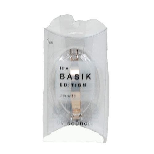 SCUNCI BASIK EDITION BARRETTE 1CT-LEAR/SILVER NI