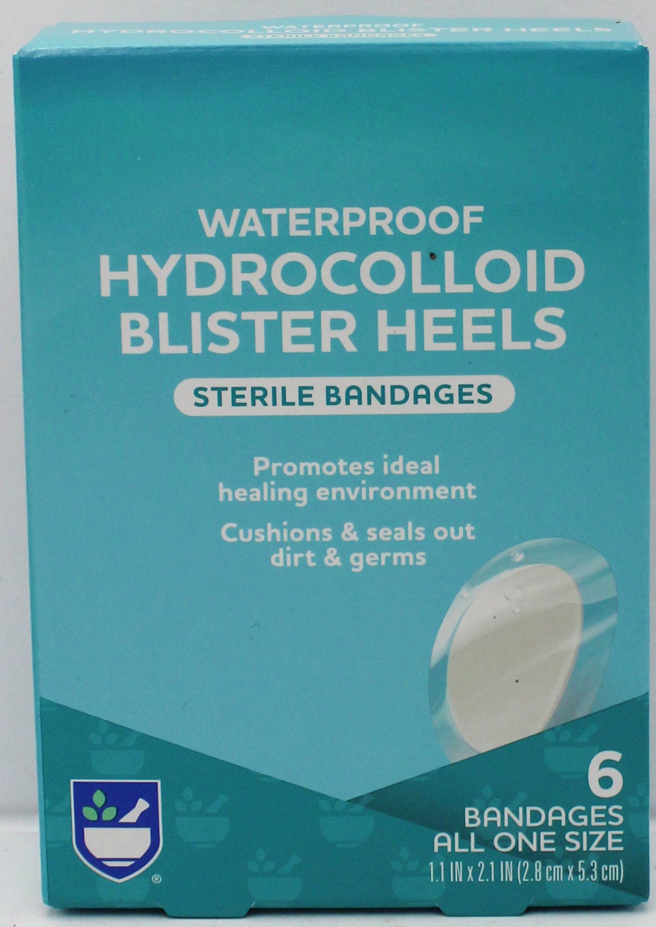 RITE AID RITEAID 6ct HYDROCOLLOID BLISTER HEELS BANDAGES