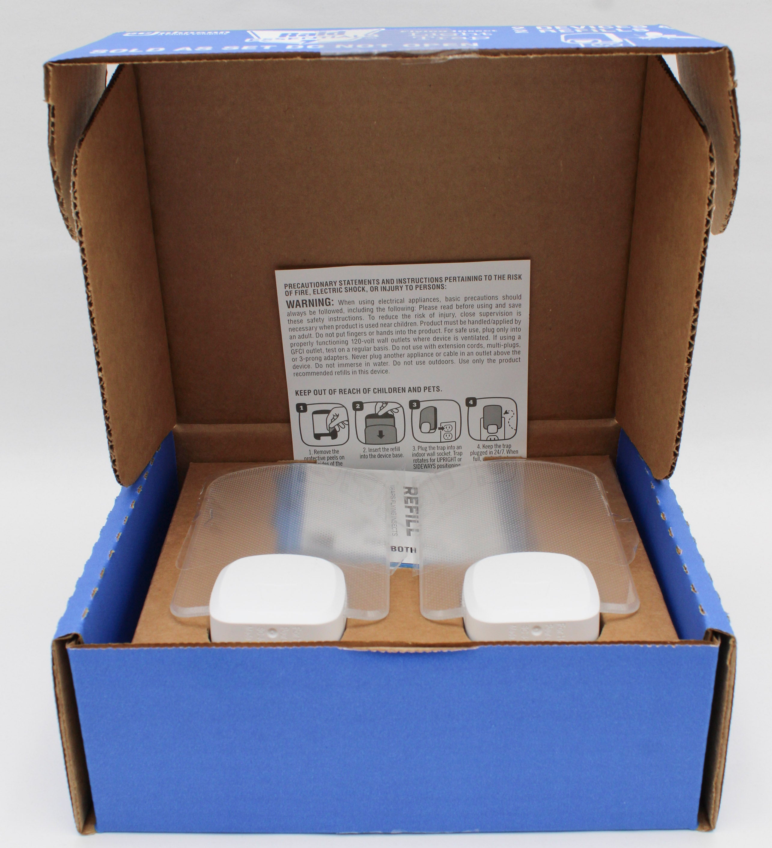 RAID ESSENTIALS LIGHT TRAP 2 UNITS + 2 REFILLS US