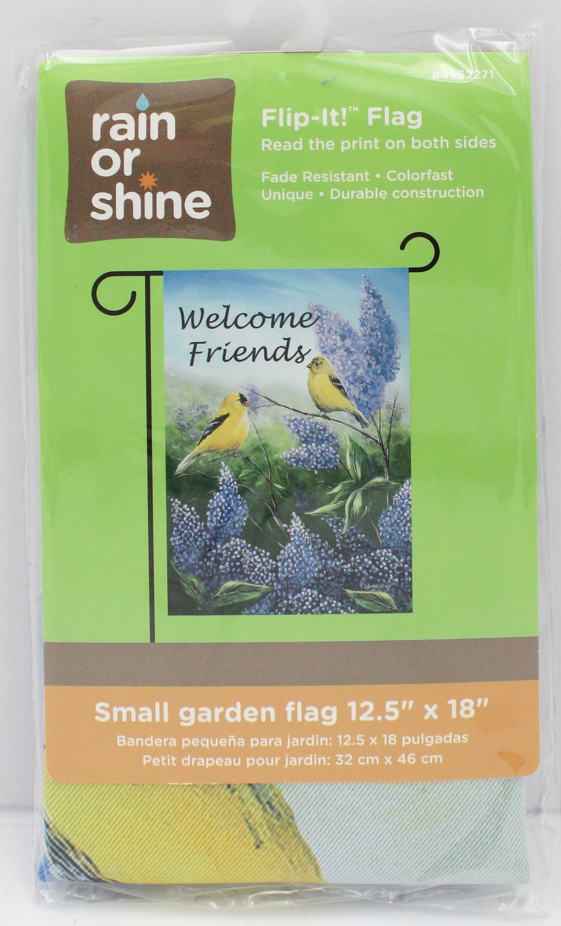 GARDEN FLAG - GOLDFINCH GATHERING 12.5in X 18in