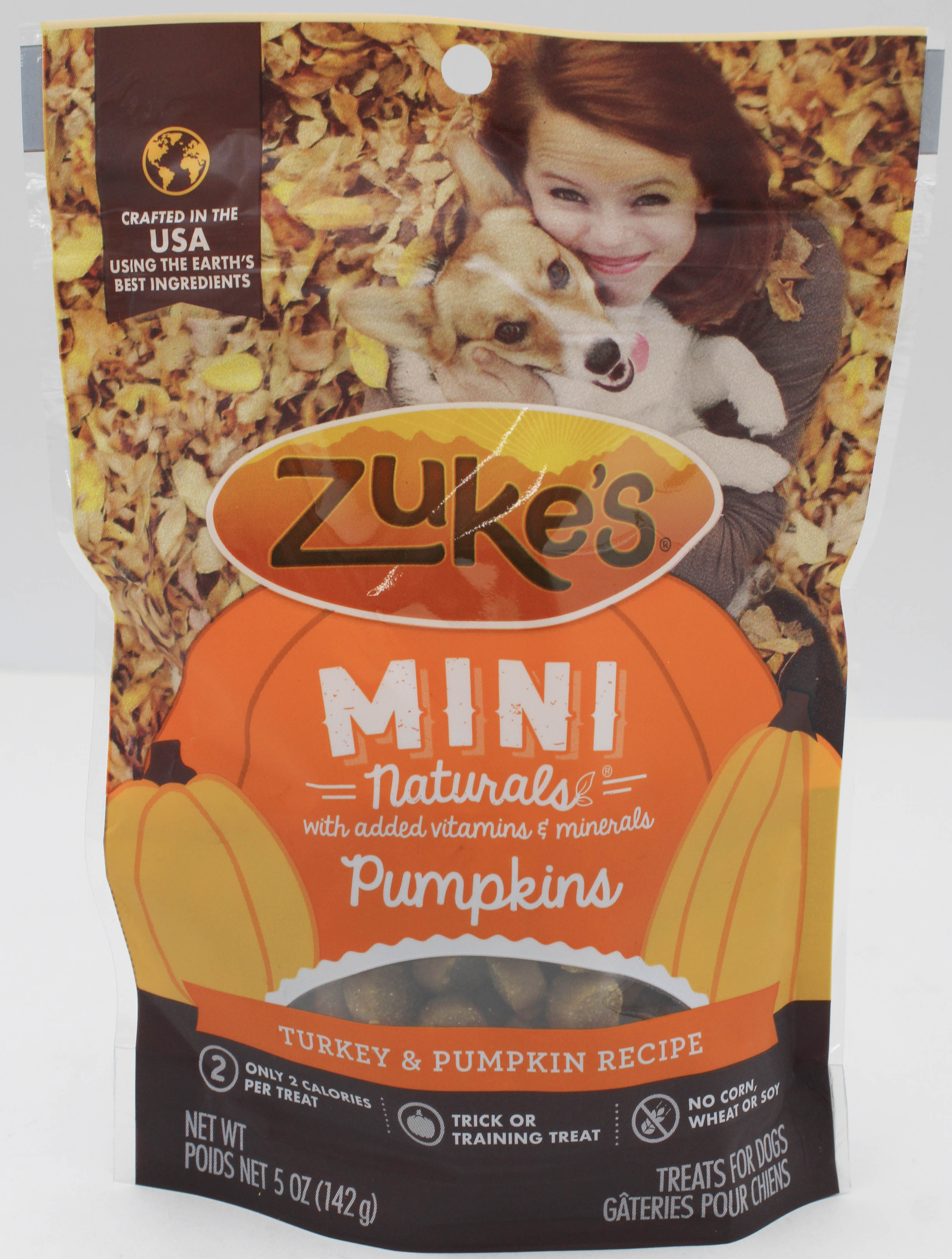 PURINA ZUKE'S MINI NATURALS DOG TREATS TURKEY PUMPKIN 5oz NI BB 11.30.26