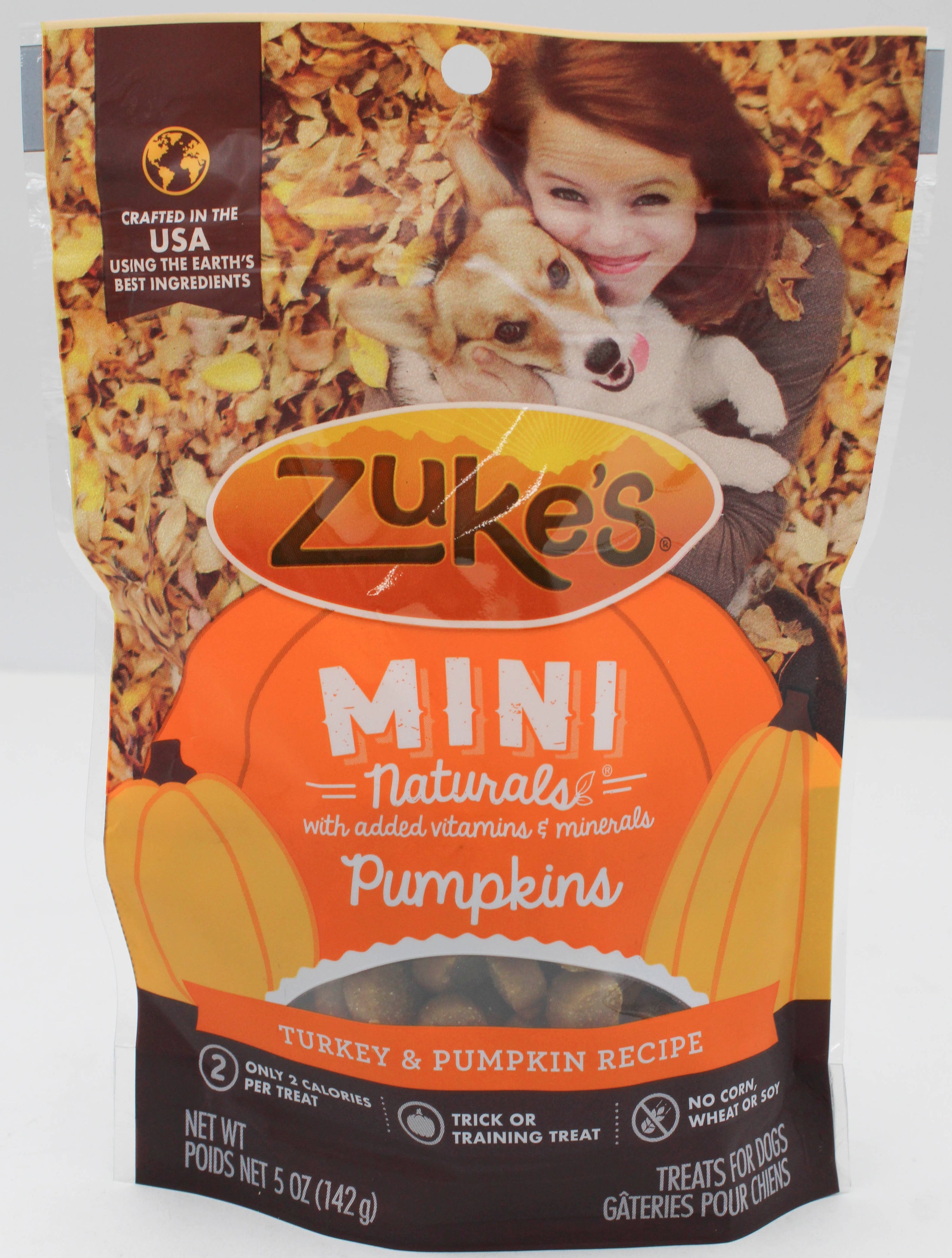 PURINA ZUKE'S MINI NATURALS DOG TREATS TURKEY PUMPKIN 5oz NI BB 11.30.26