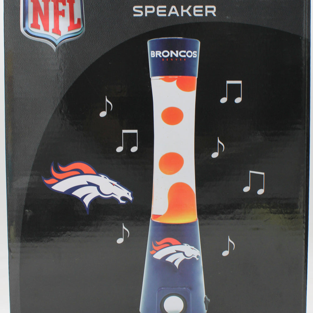 NFL DENVER BRONCOS LAVA LAMP SPEAKER 16.5"