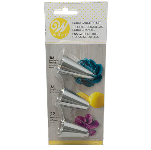 SP WILTON EXTRA LARGE TIP SET 3-CT