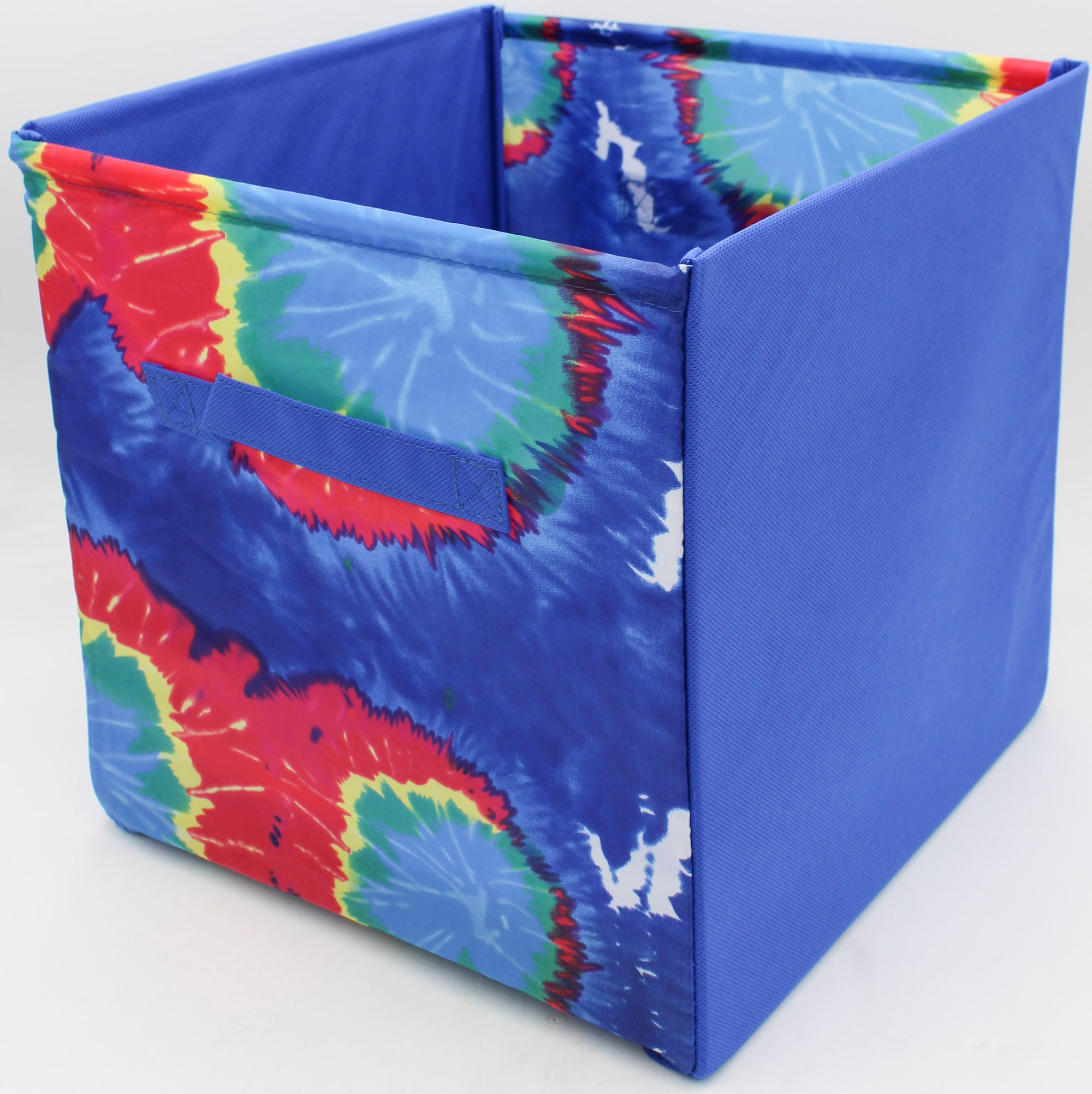 TIE DYE STORAGE CUBE - BLUE