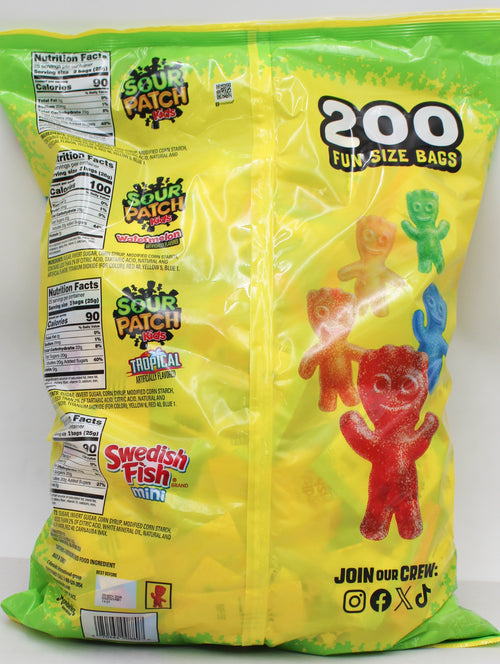 SOUR PATCH SWEDISH FISH VARIETY BAG BB 11/3/26