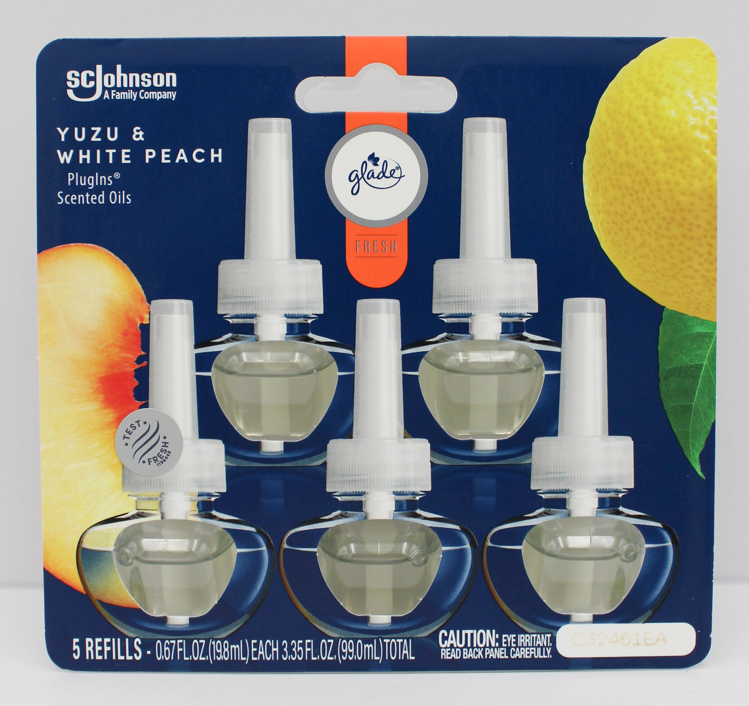 GLADE PLUGINS SCENTED OIL FRESH YUZU PEACH 5ct 0.67floz US