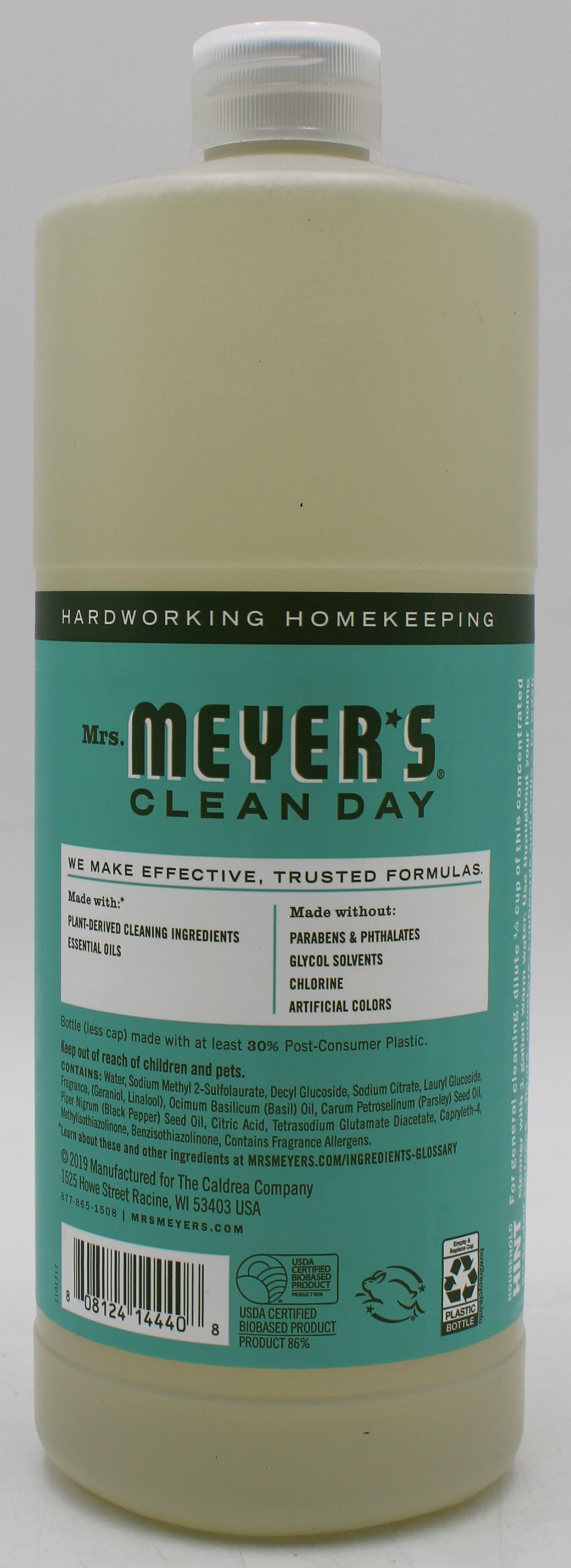 MRS MEYERS MULTI SURFACE CONCENTRATE BASIL 32floz US