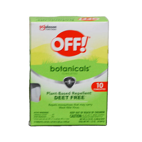 OFF BOTANICAL WIPES 10CT