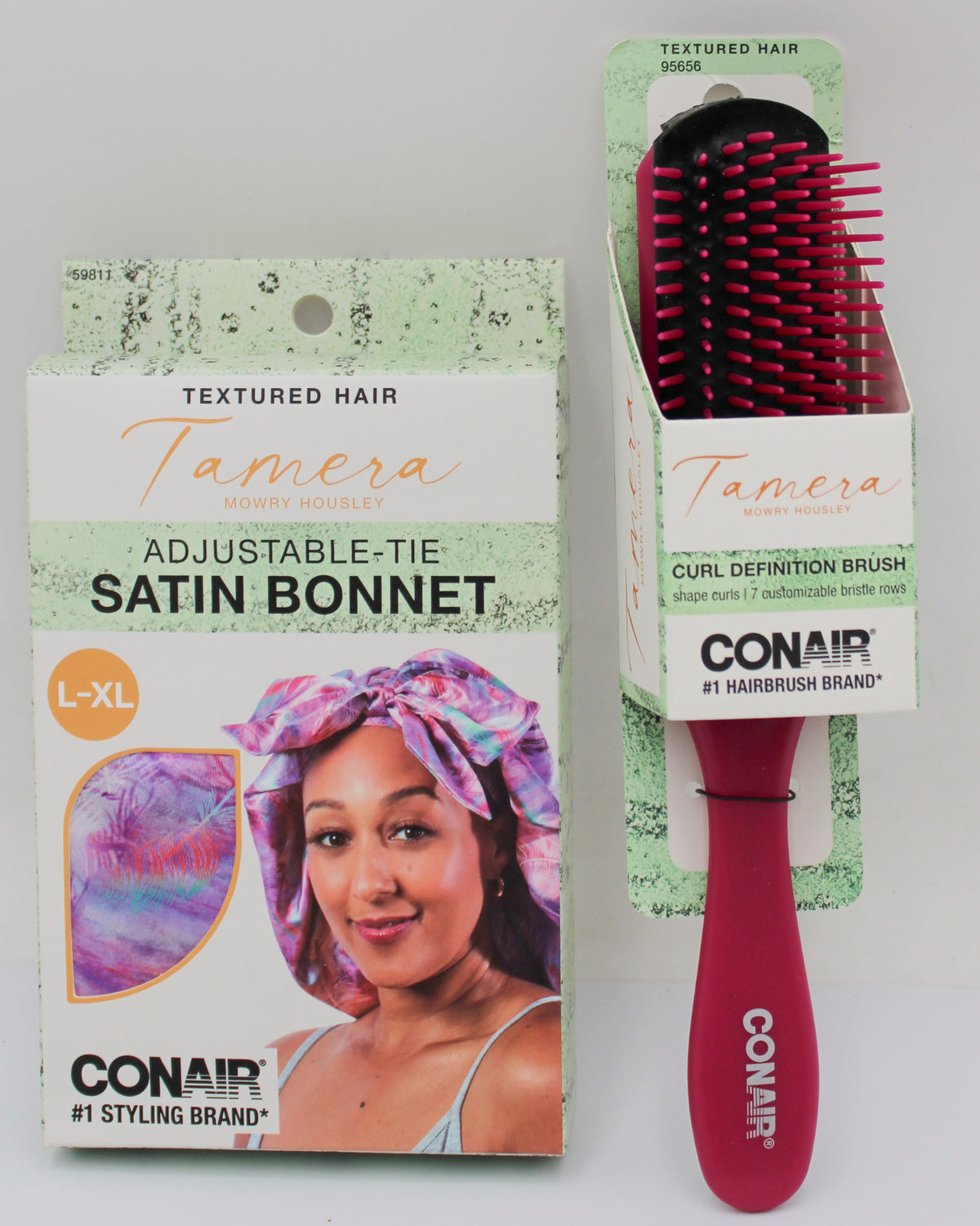 CONAIR TAMERA MOWRY SATIN BONNET & BRUSH NI