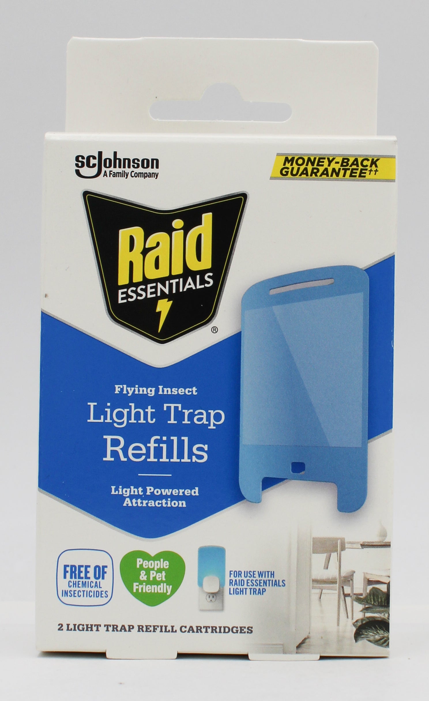 RAID ESSENTIALS LIGHT TRAP REFLL 2ct US