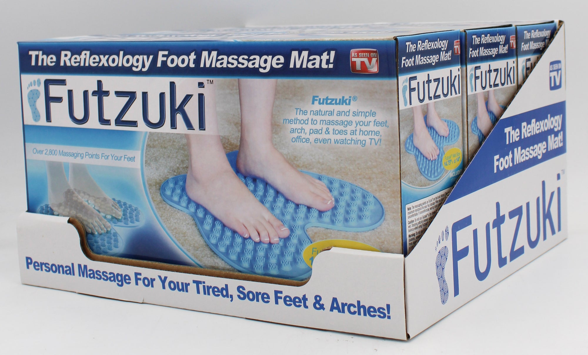 ASTV FUTZUKI FOOT MASSAGE MAT 14.75" X 14".