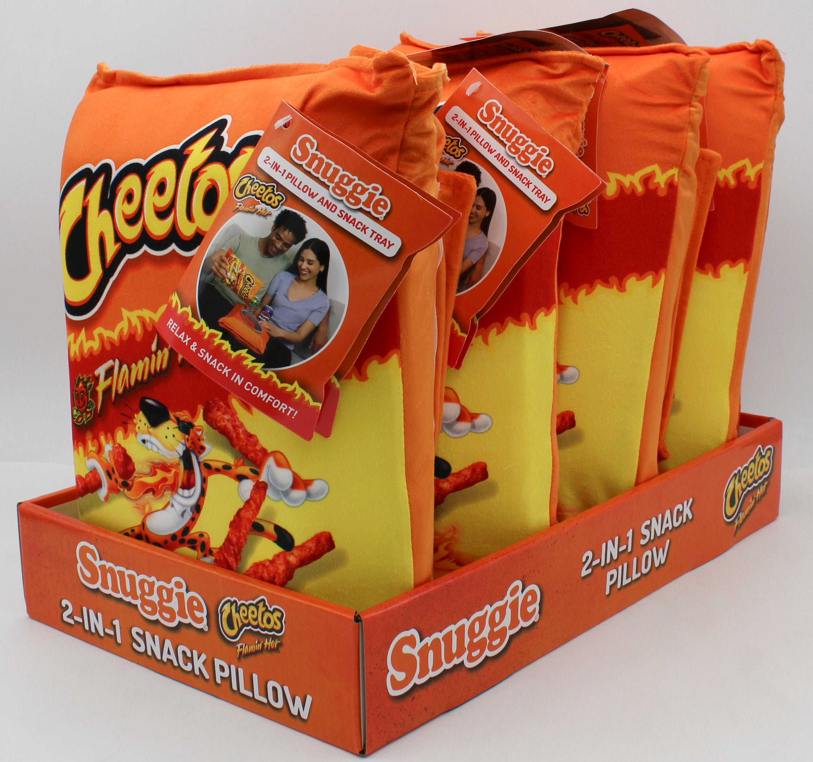 SNUGGIE 2 IN 1 PILLOW & SNACK TRAY FLAMIN HOT CHEETOS