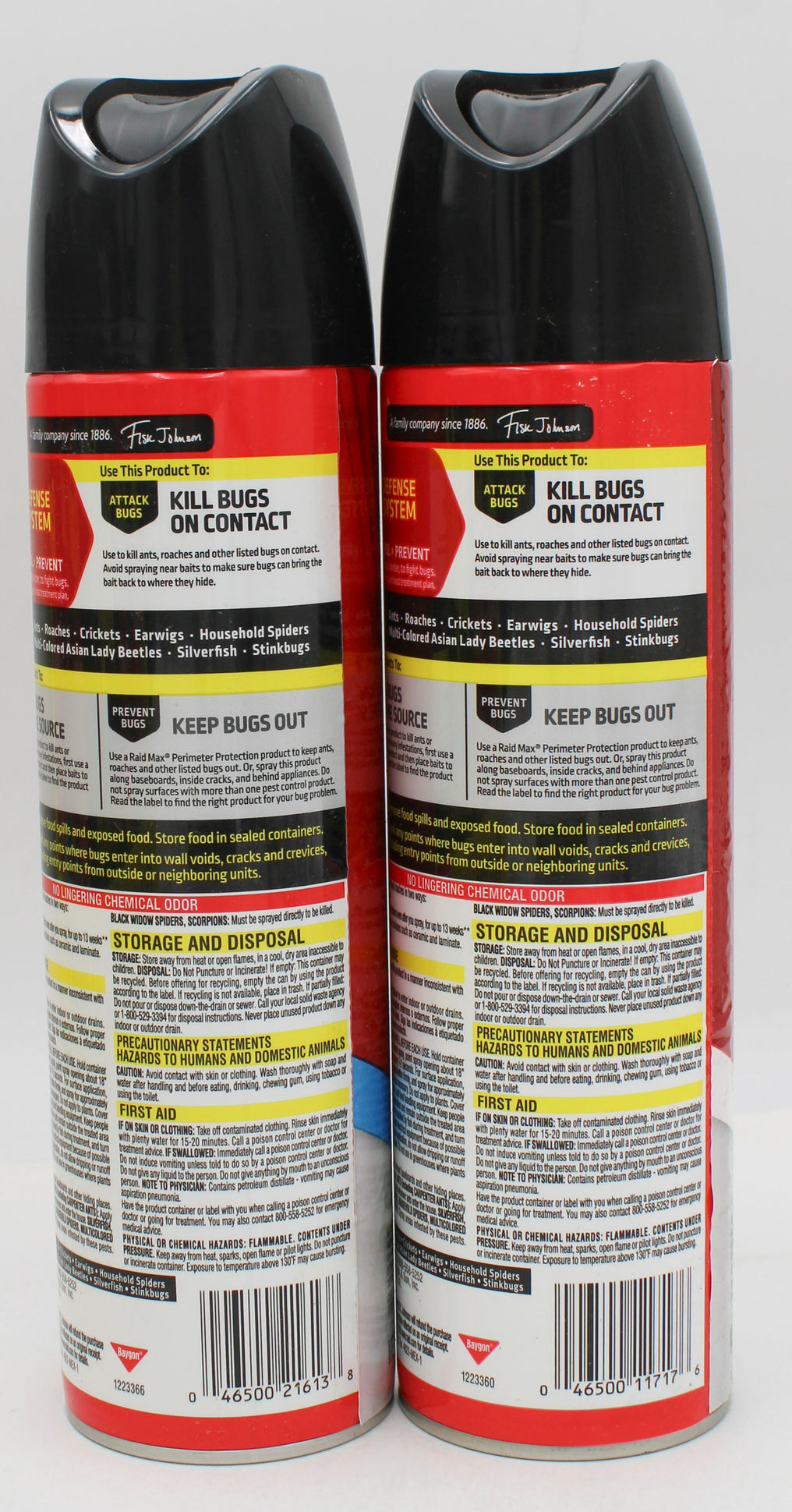 RAID ANT + ROACH AEROSOL 17.5oz PDQ
