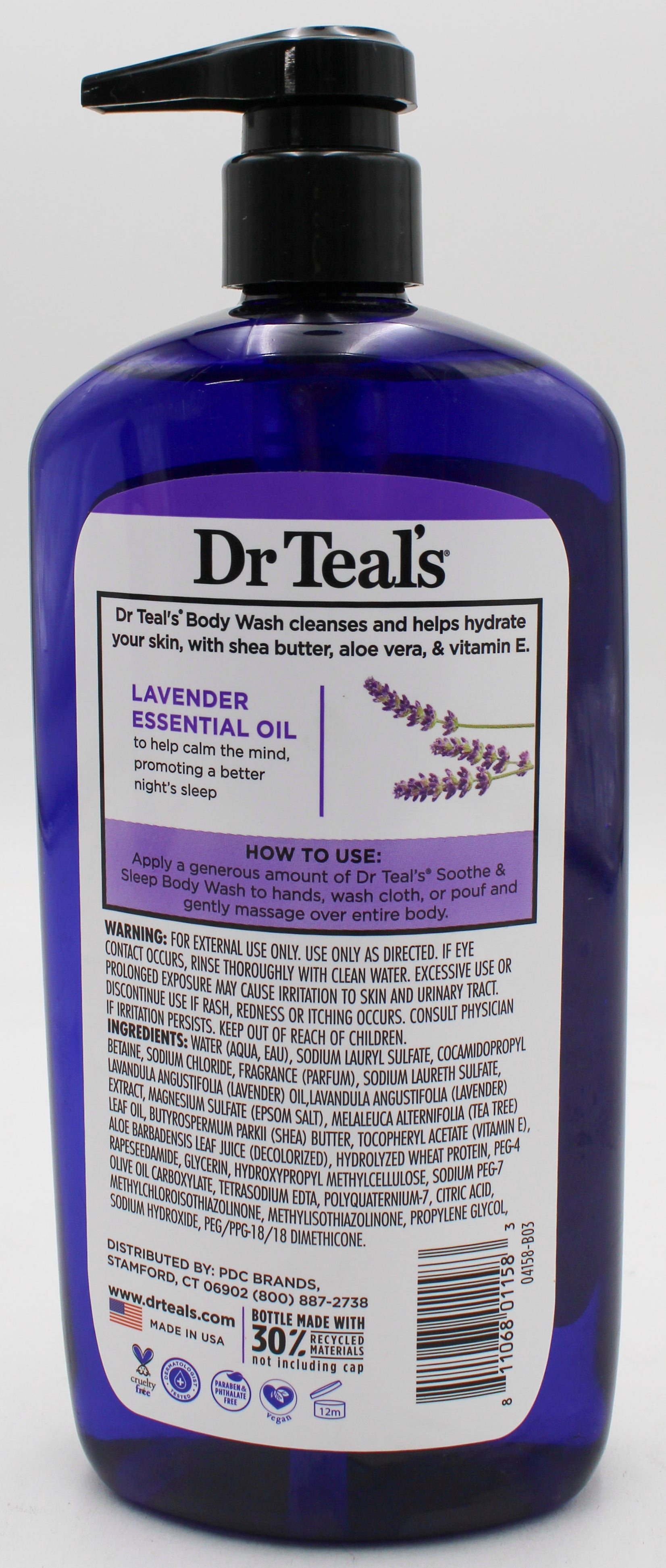 SP DR.TEAL'S BODY WASH SOOTHE & SLEEP 24oz LAVENDER NI