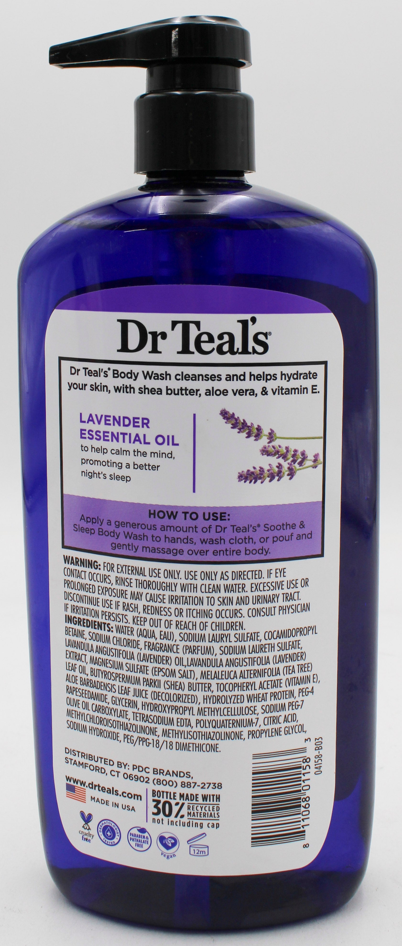 SP DR.TEAL'S BODY WASH SOOTHE & SLEEP 24oz LAVENDER NI