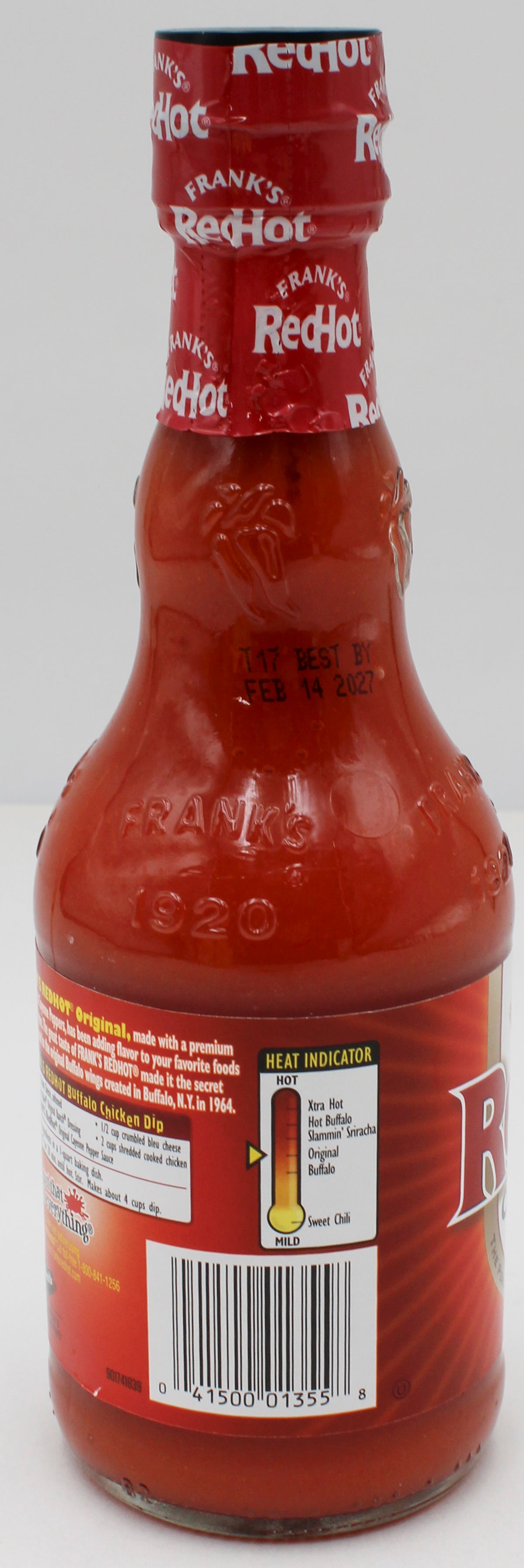 FRANKS REDHOT SAUCE 12 Oz BB 2/14/27