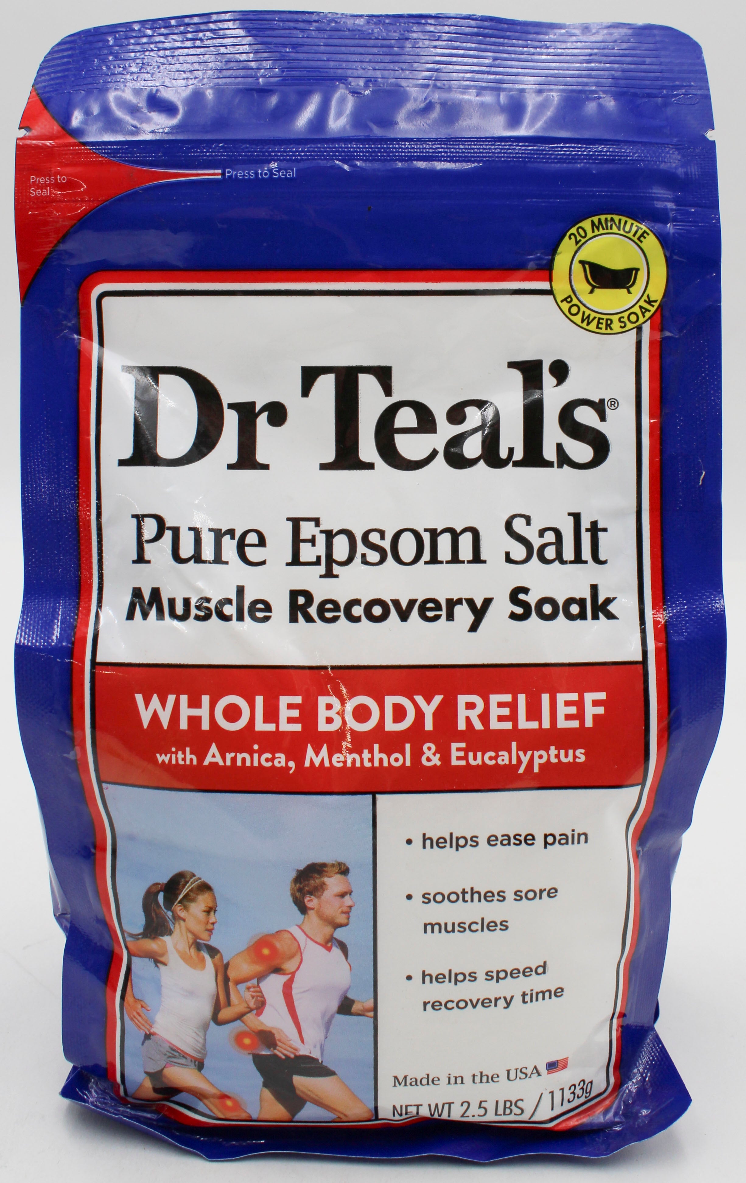 SP DR TEAL'S PURE EPSOM SALT 2.5 lbs WITH ARNICA,MENTHOL & EUCALYPTUS NI