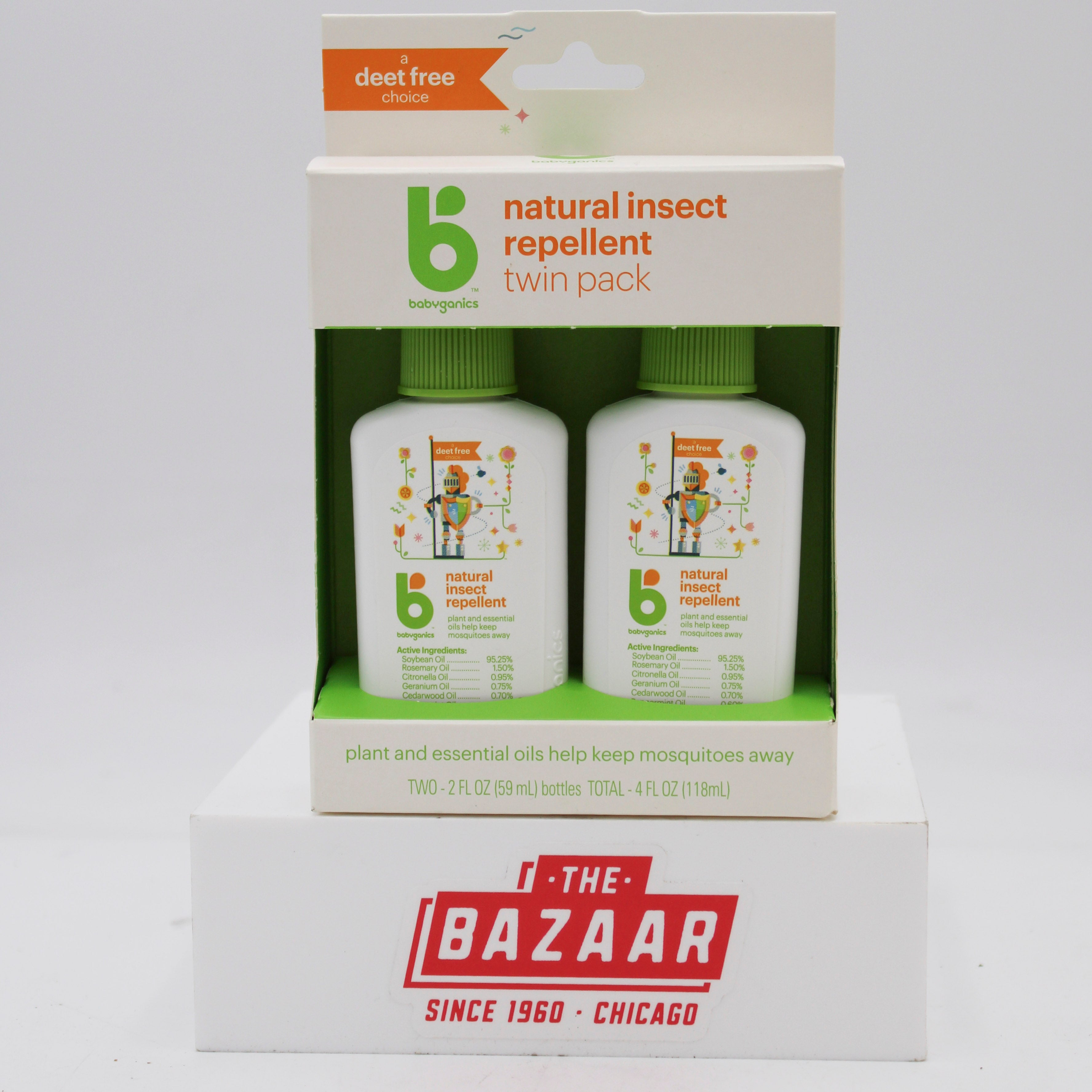 HOLD BBGX 2pk Bug Spray 2nd UPC 2oz/6 US EXPIRED 2/21-6/23