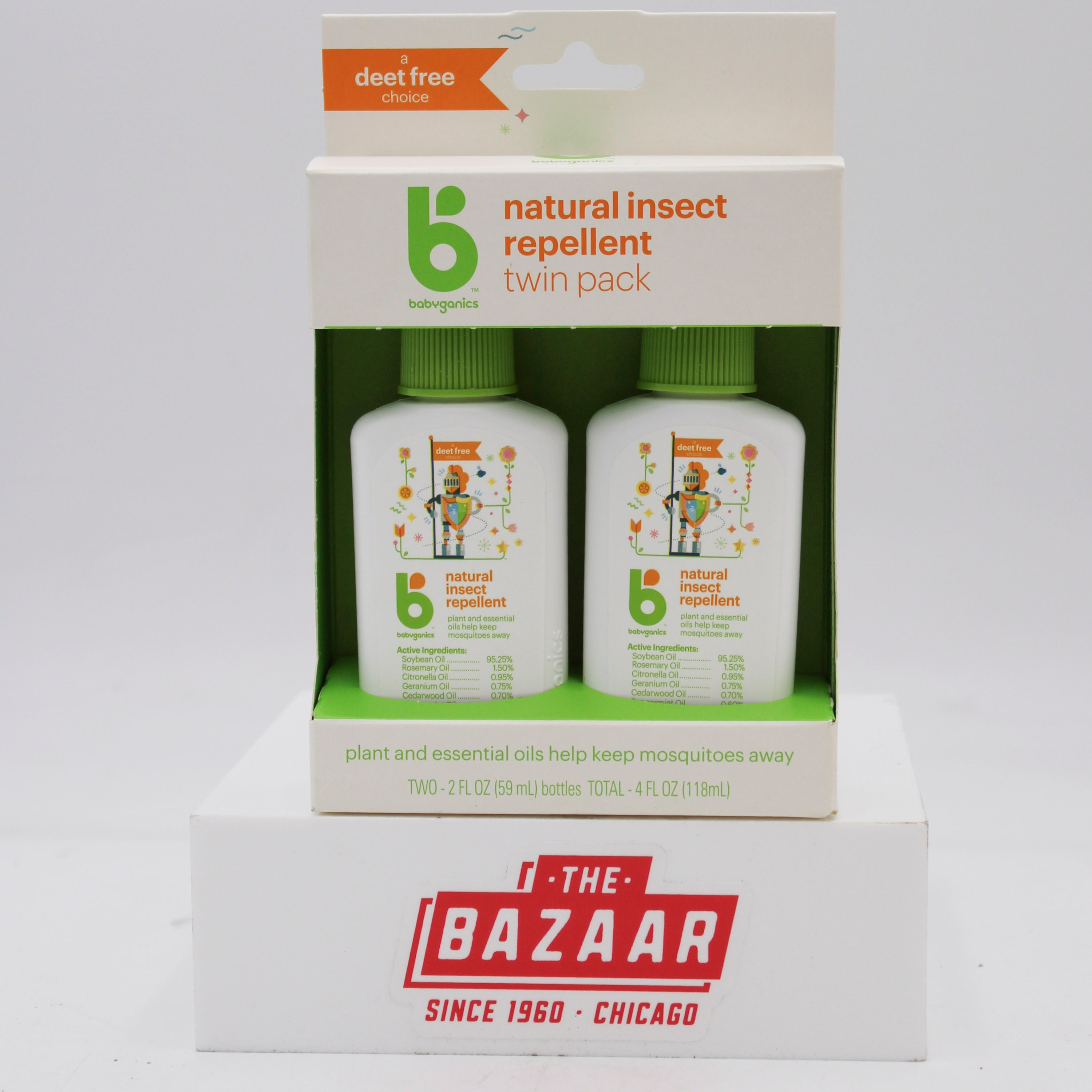 HOLD BBGX 2pk Bug Spray 2nd UPC 2oz/6 US EXPIRED 2/21-6/23