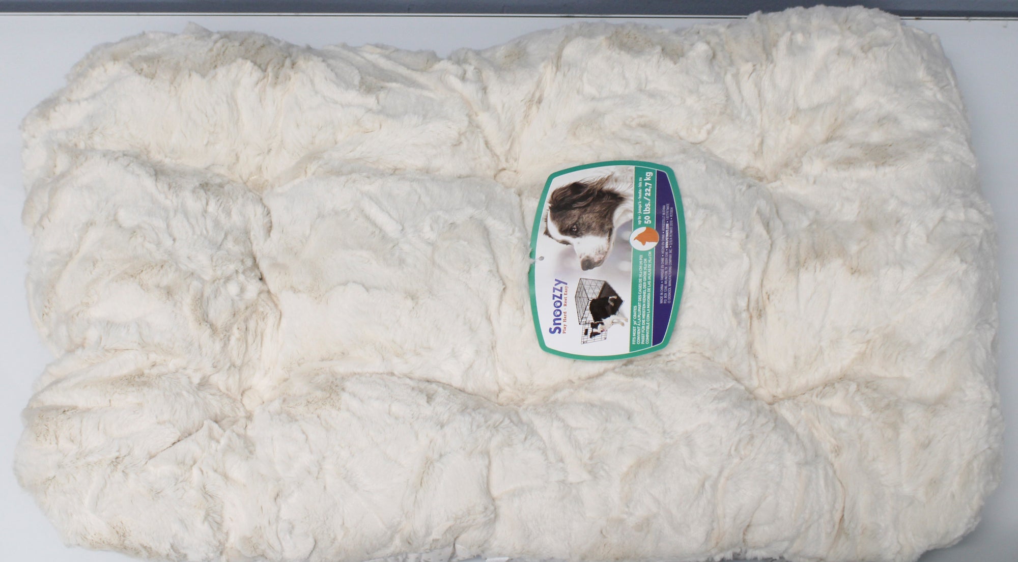SNOOZZY  PLUSH MAT CREME 29X18