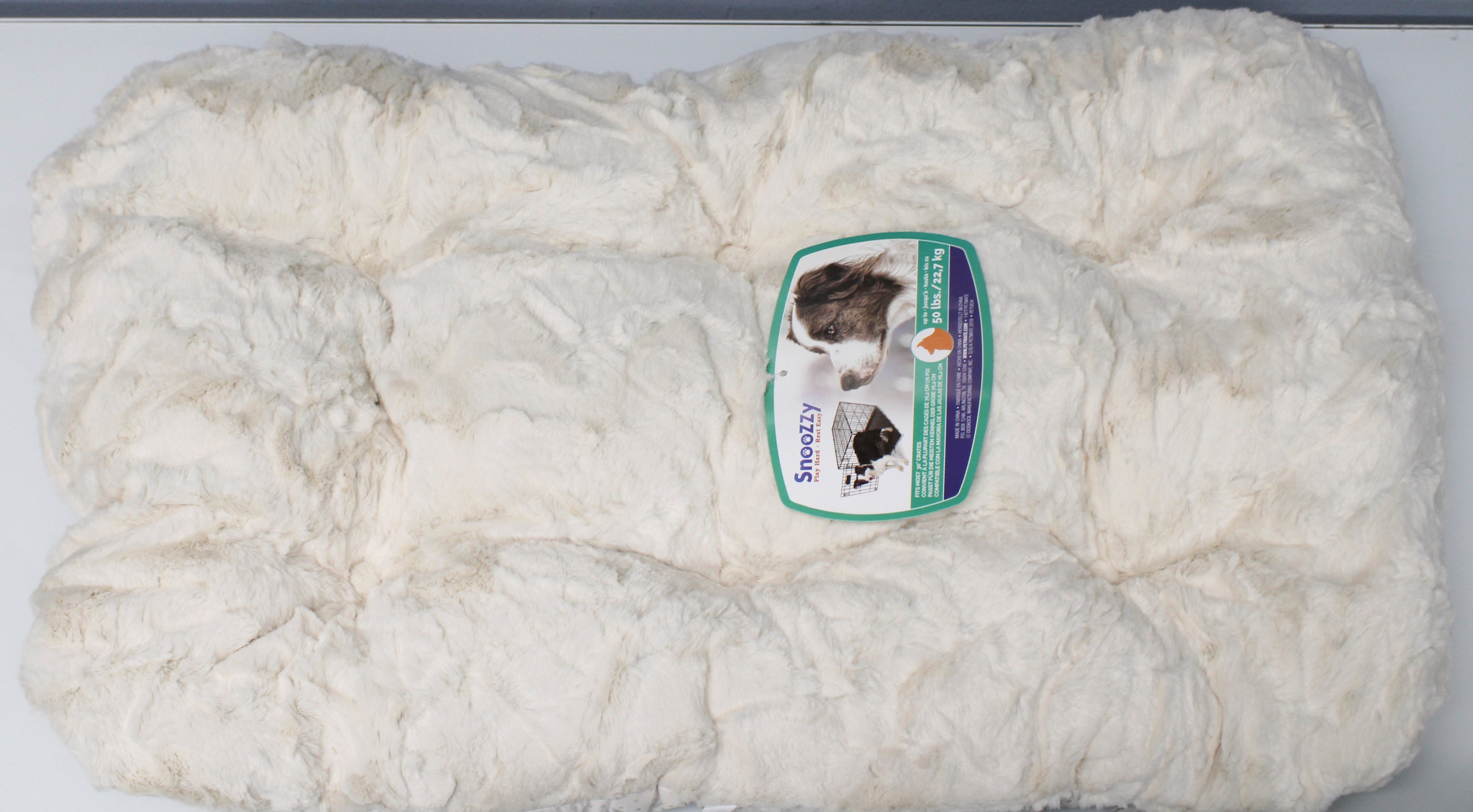 SNOOZZY  PLUSH MAT CREME 29X18