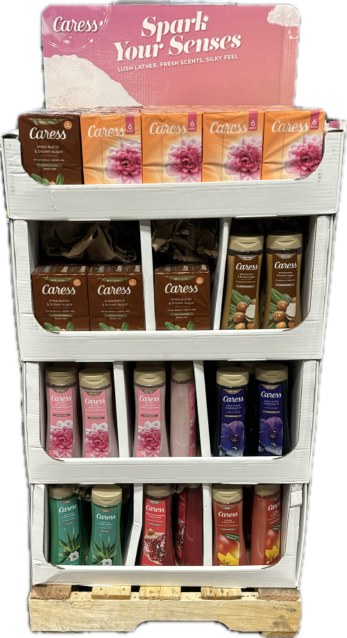 CARESS BODY WASH BAR SOAP 154CT ASSORTED DISPLAY