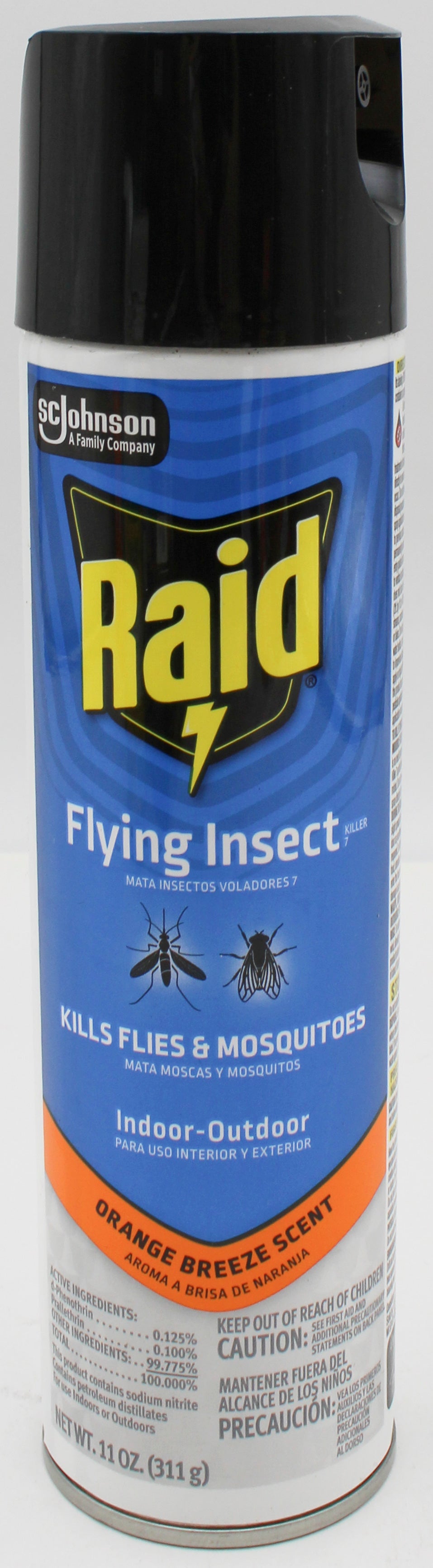 SP RAID FLYING INSECT KILLER 11oz-ORANGE BREEZE SCENT