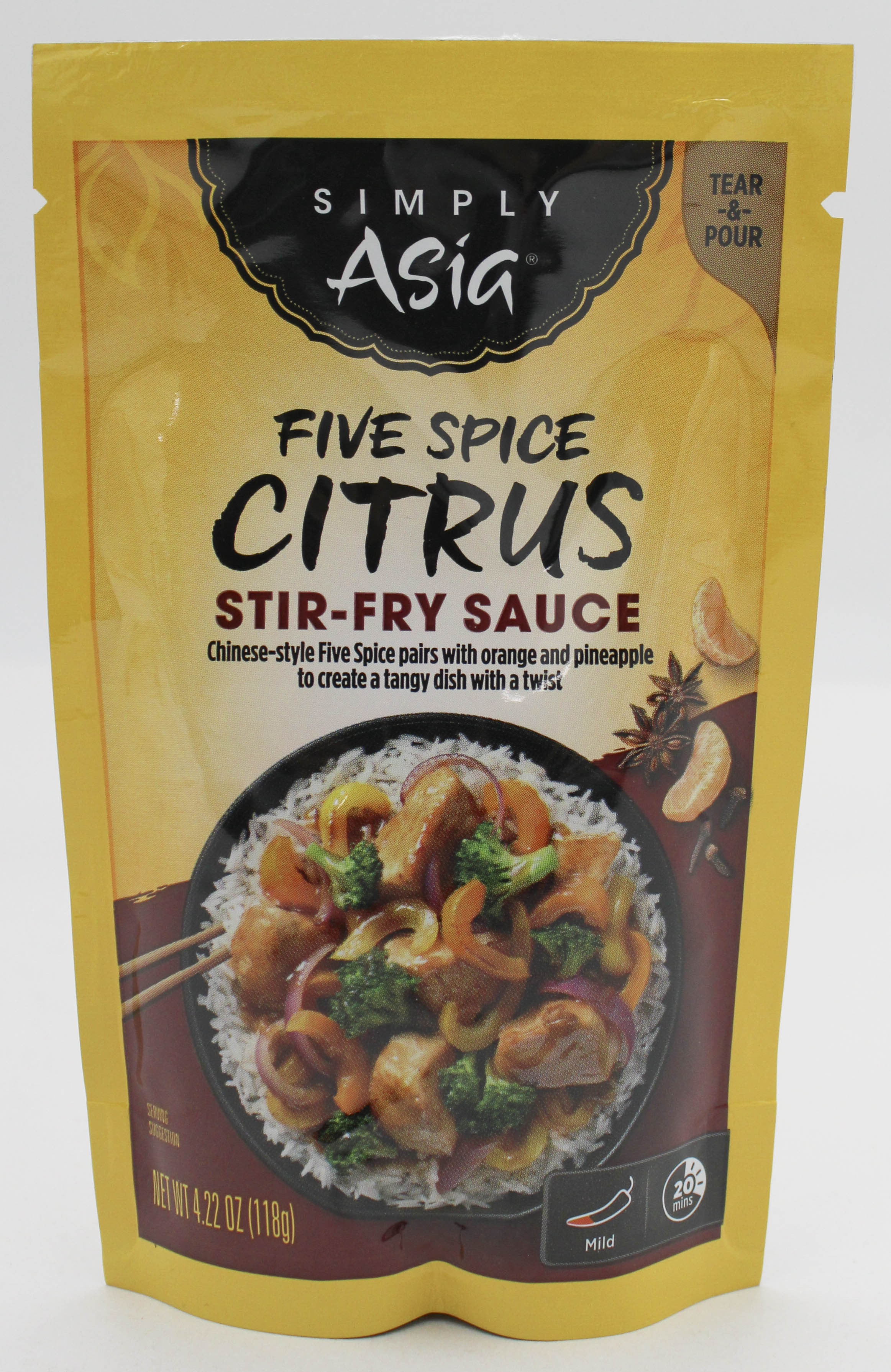 SIMPLY ASIA FIVE SPICE CITRUS STIRFRY SAUCE 4.22 Oz BB 7/8/26