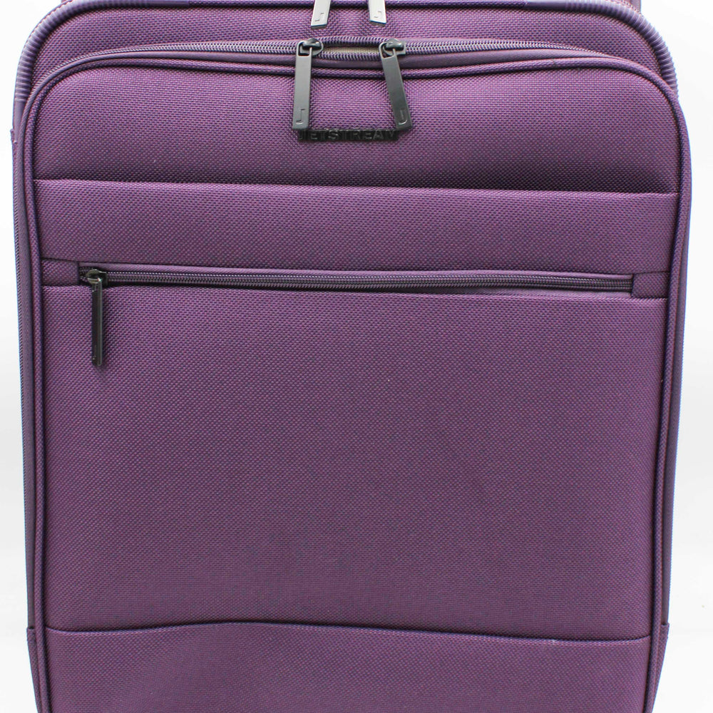 JETSTREAM 2PC LUGGAGE SET W/ 2 PACKING CUBES - 25'' CHECK IN AND 20'' CARRY ON