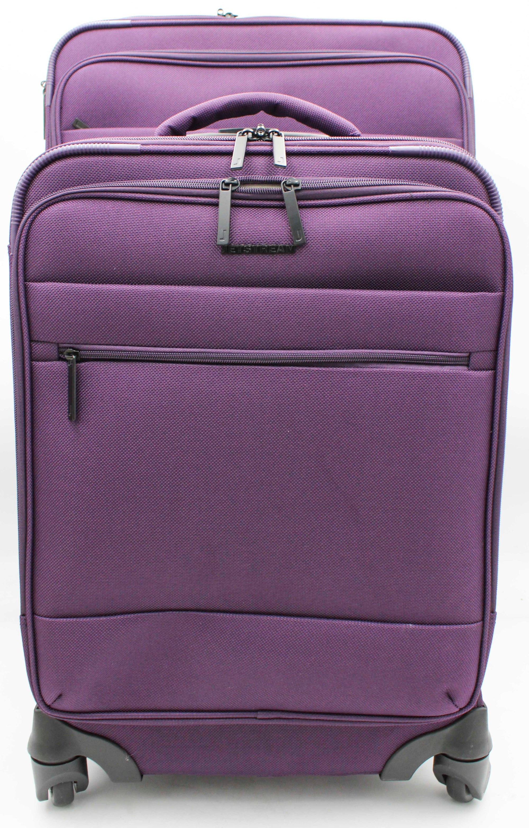 JETSTREAM 2PC LUGGAGE SET W/ 2 PACKING CUBES - 25'' CHECK IN AND 20'' CARRY ON