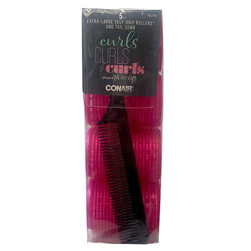 SELF GRIP ROLLERS 5CT W/COMB-XL/NI