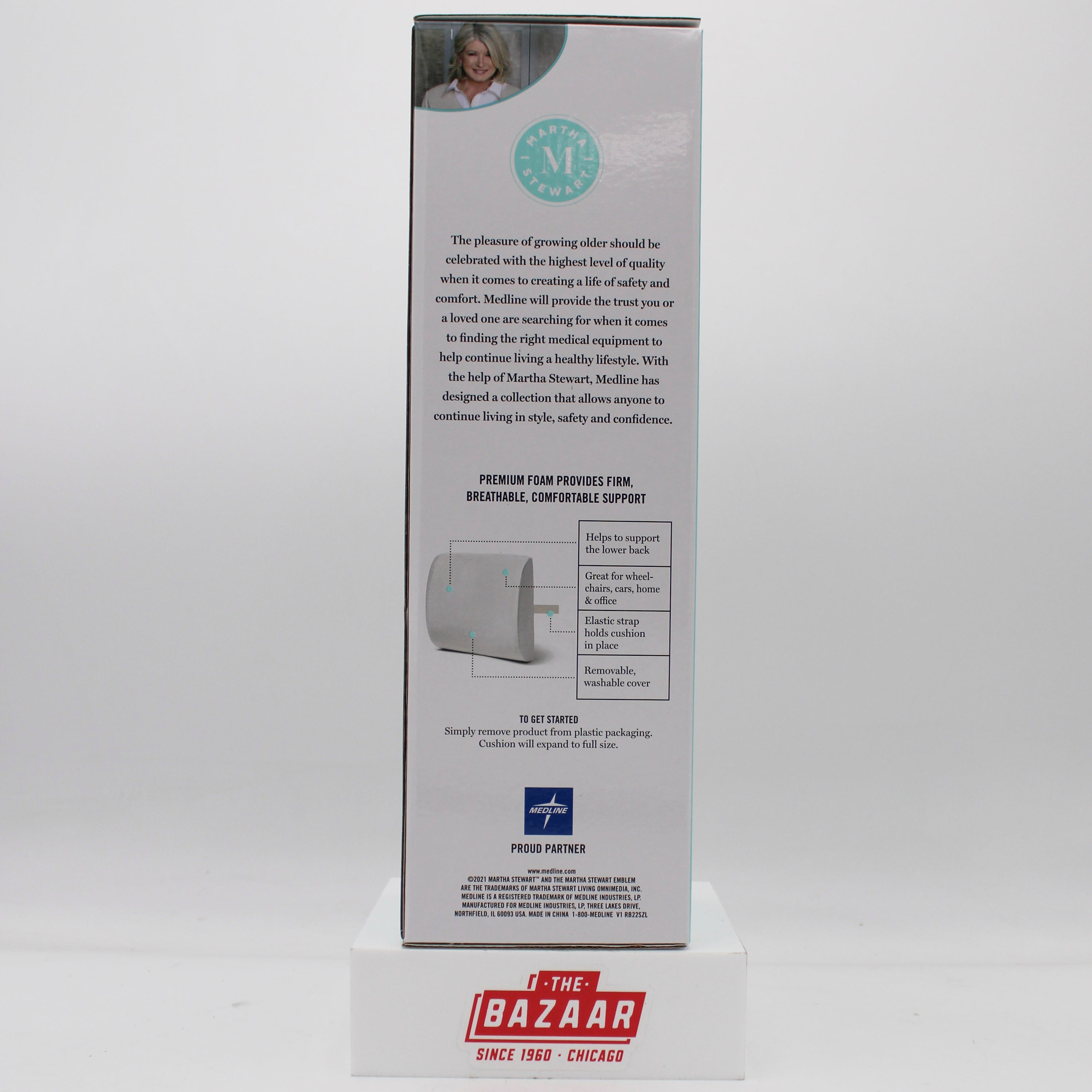 MARTHA STEWART FOAM LUMBAR CUSHION NI
