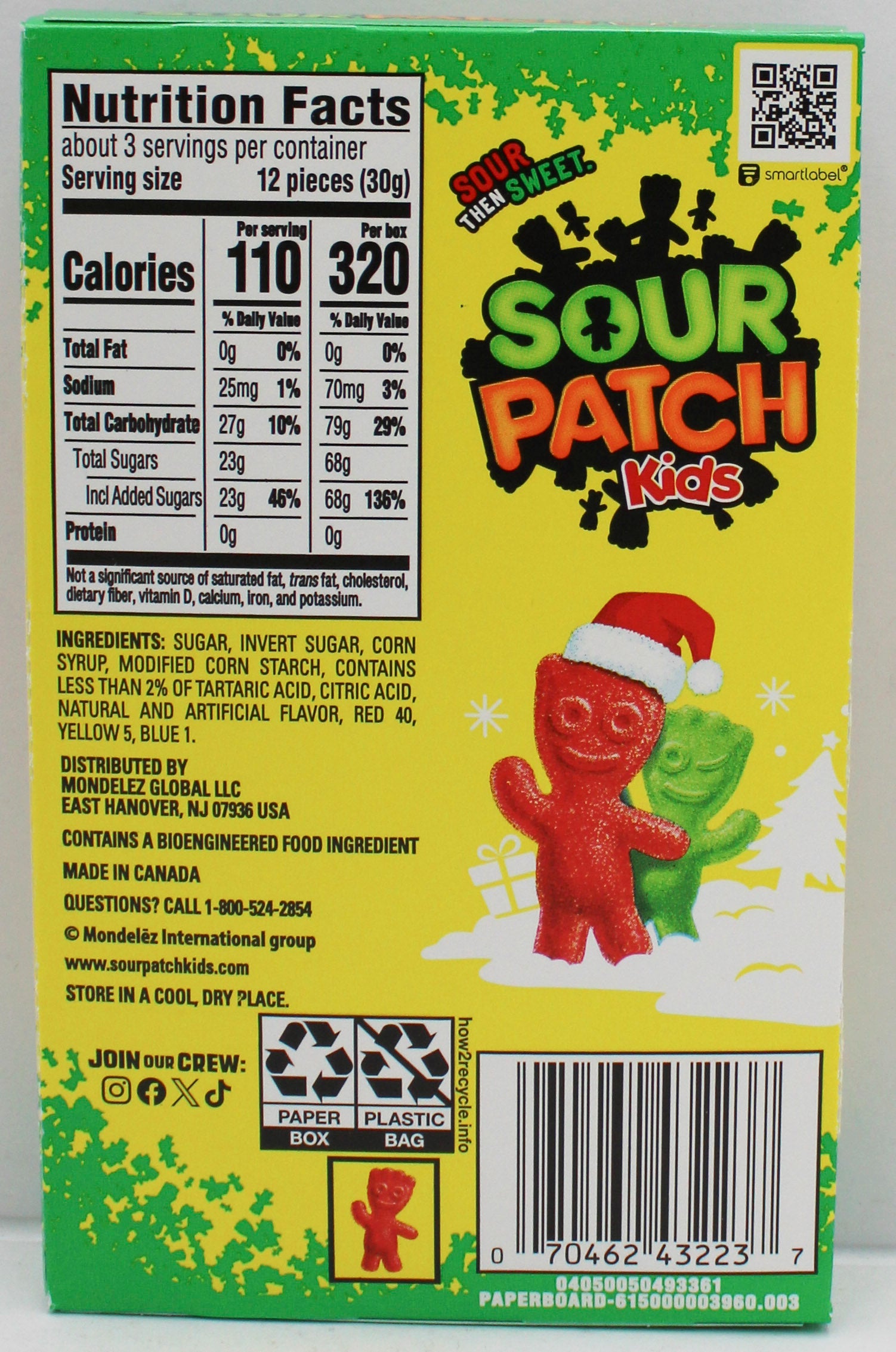 SOUR PATCH KIDS COAL THEATRE BOX 3.1 Oz BB 6/5/26