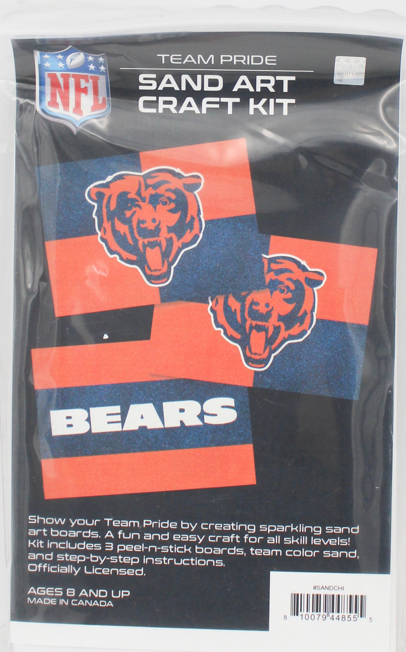 CHICAGO BEARS SAND ART CRAFT KIT