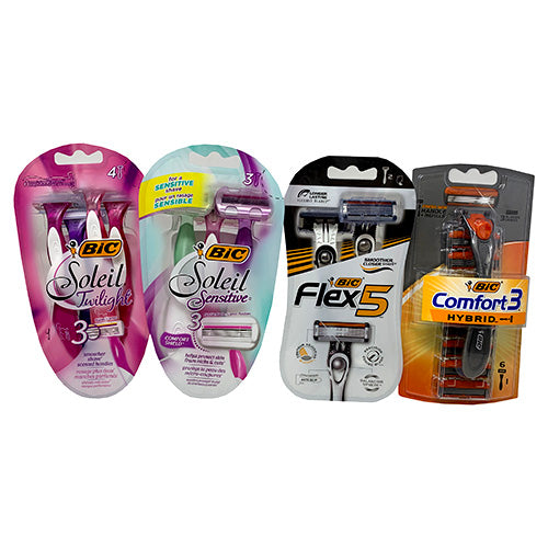 BIC MENS/WOMENS SHAVERS-ASST