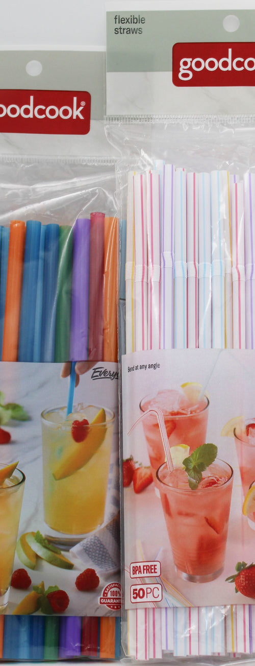 GOODCOOK EVERYDAY 96 PIECE STRAW DISPLAY -50CTJUMBO STRAWS AND 50CT FLEX STRAWS