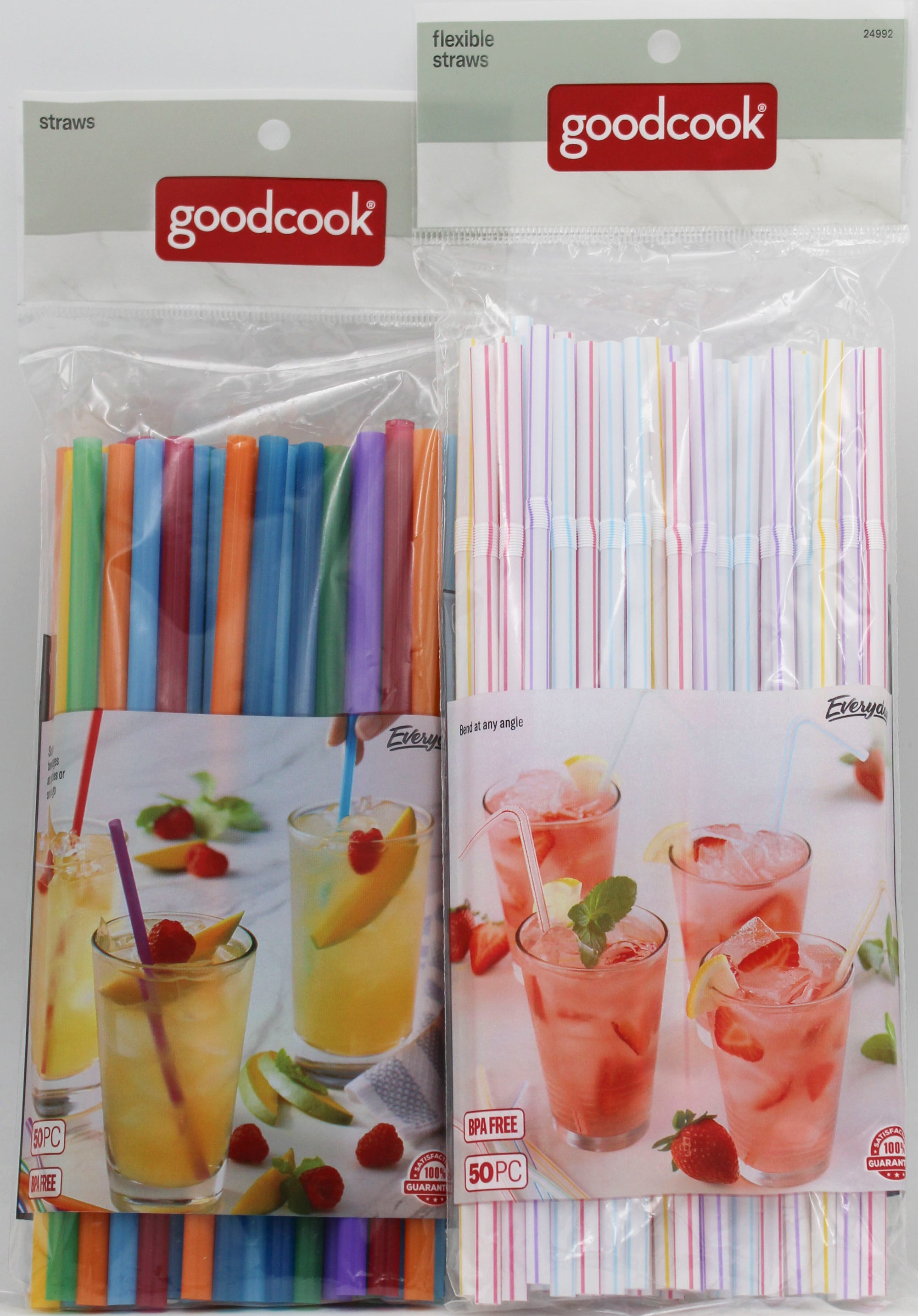 GOODCOOK EVERYDAY 96 PIECE STRAW DISPLAY -50CTJUMBO STRAWS AND 50CT FLEX STRAWS