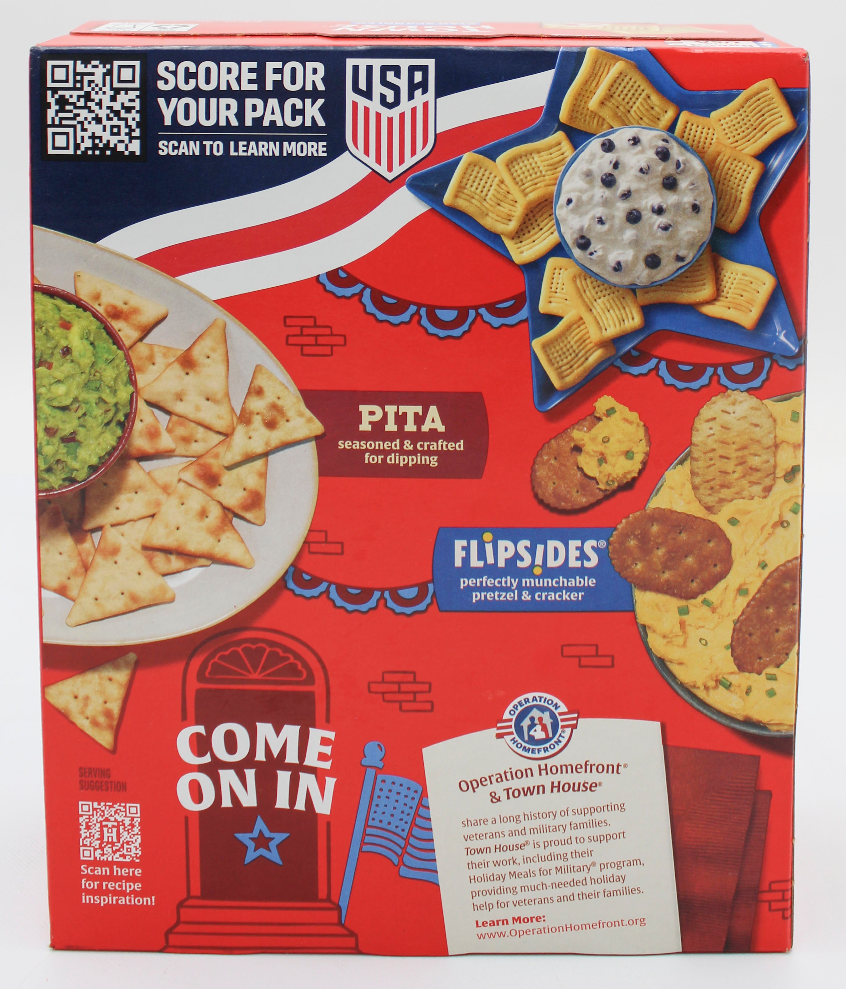 TOWN HOUSE ORIGINAL CRACKER FLAG SHAPES 11 Oz BB 2/16/27 NI