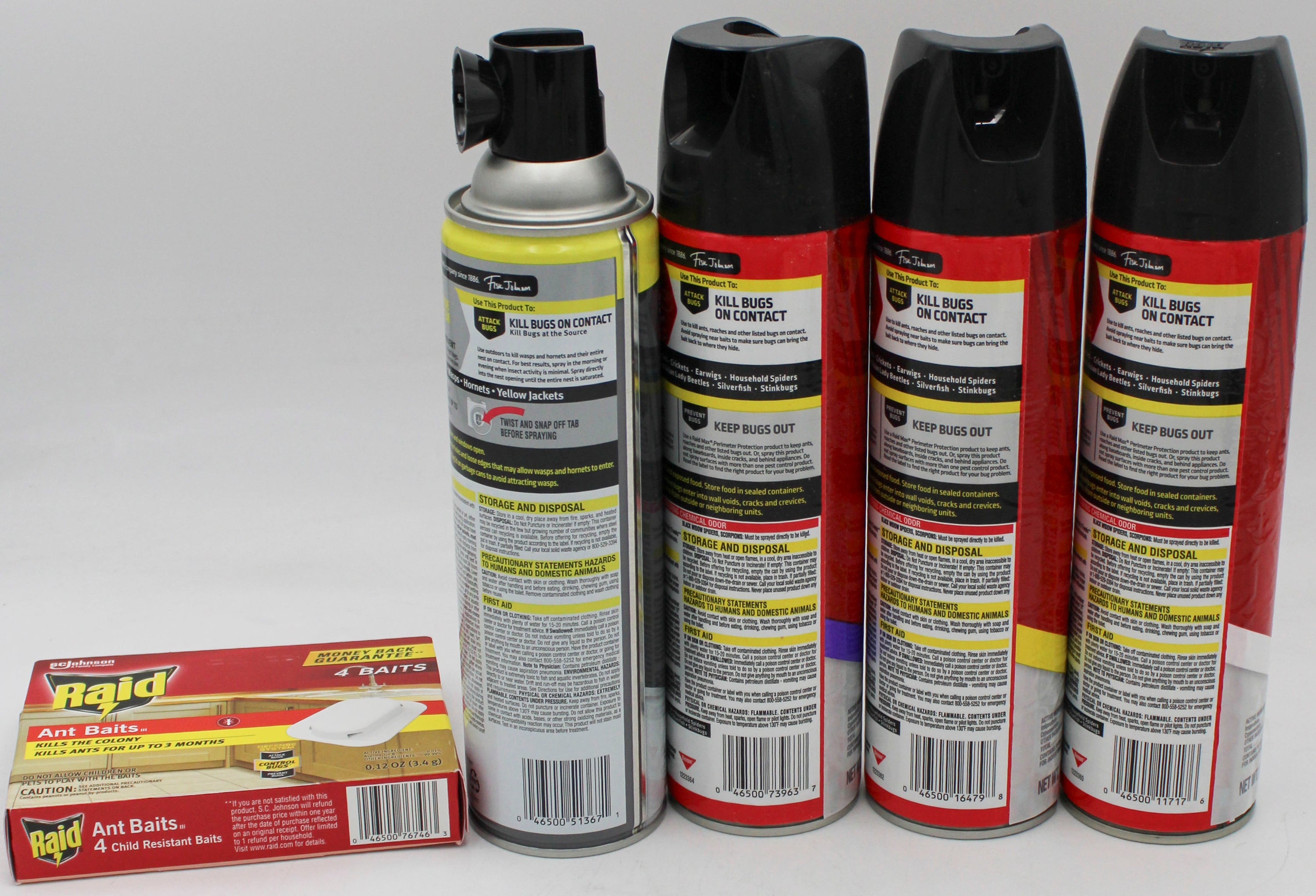 SP RAID ANT/ROACH/WASP & HORNET KILLER ANT BAITS ASST DSPLY