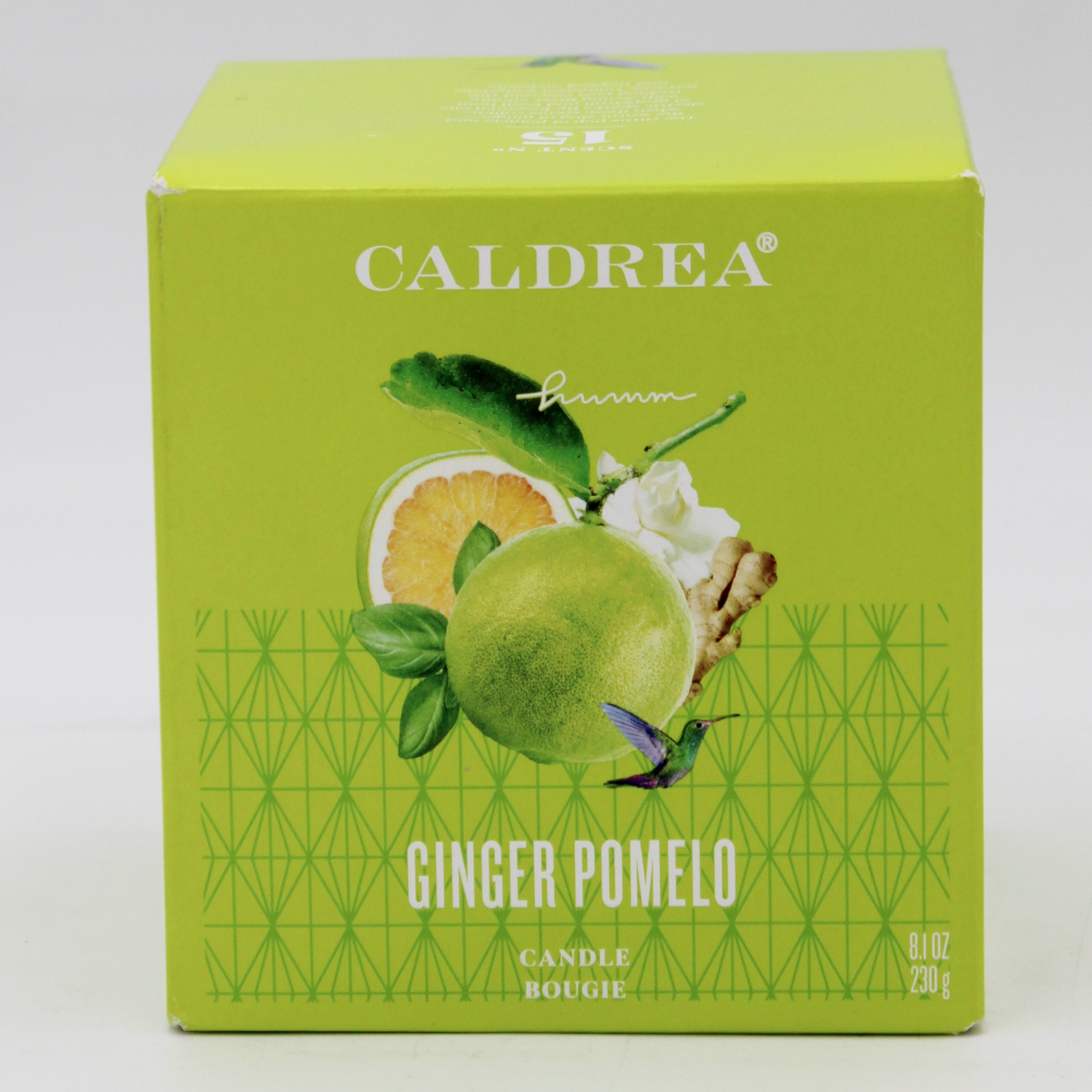 CALDREA CANDLE GINGER POMELO 8.1oz
