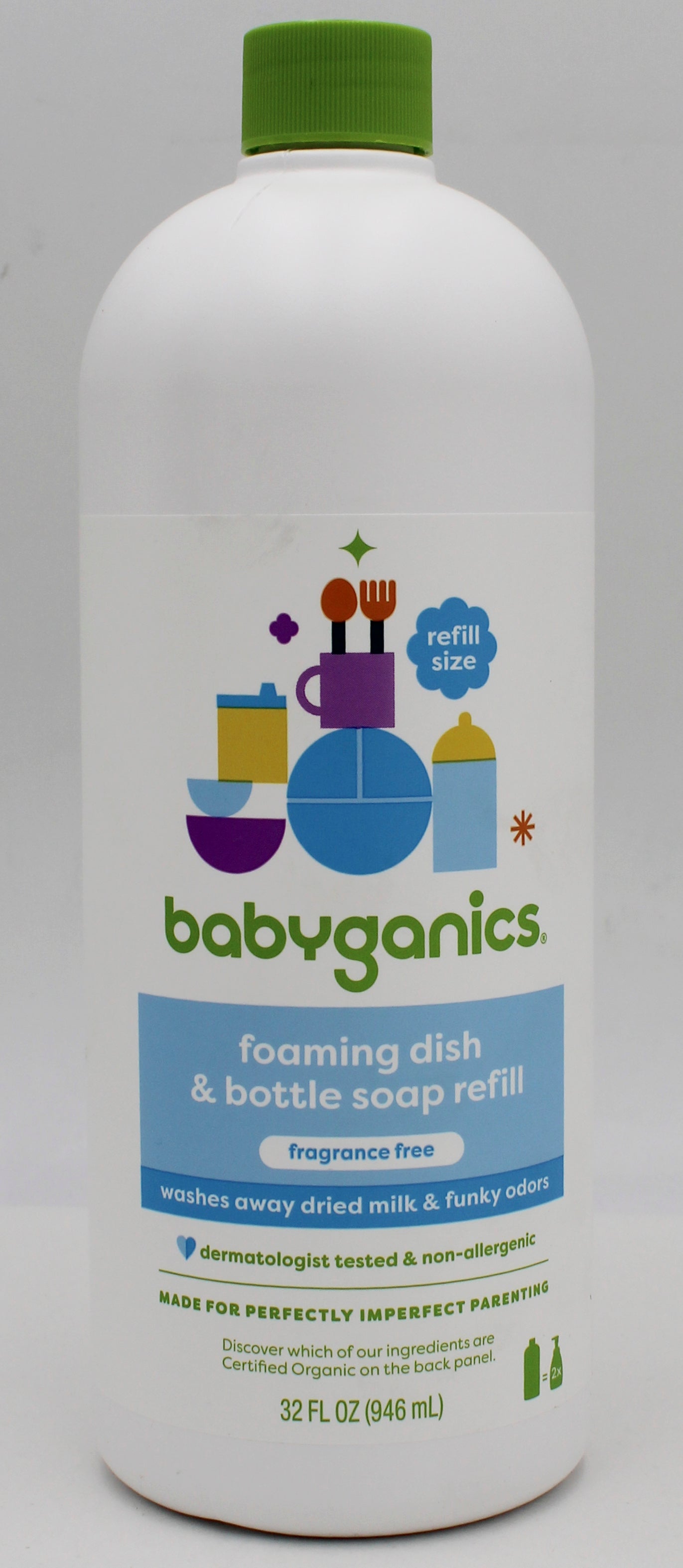 BABYGANICS DISH SOAP 32oz