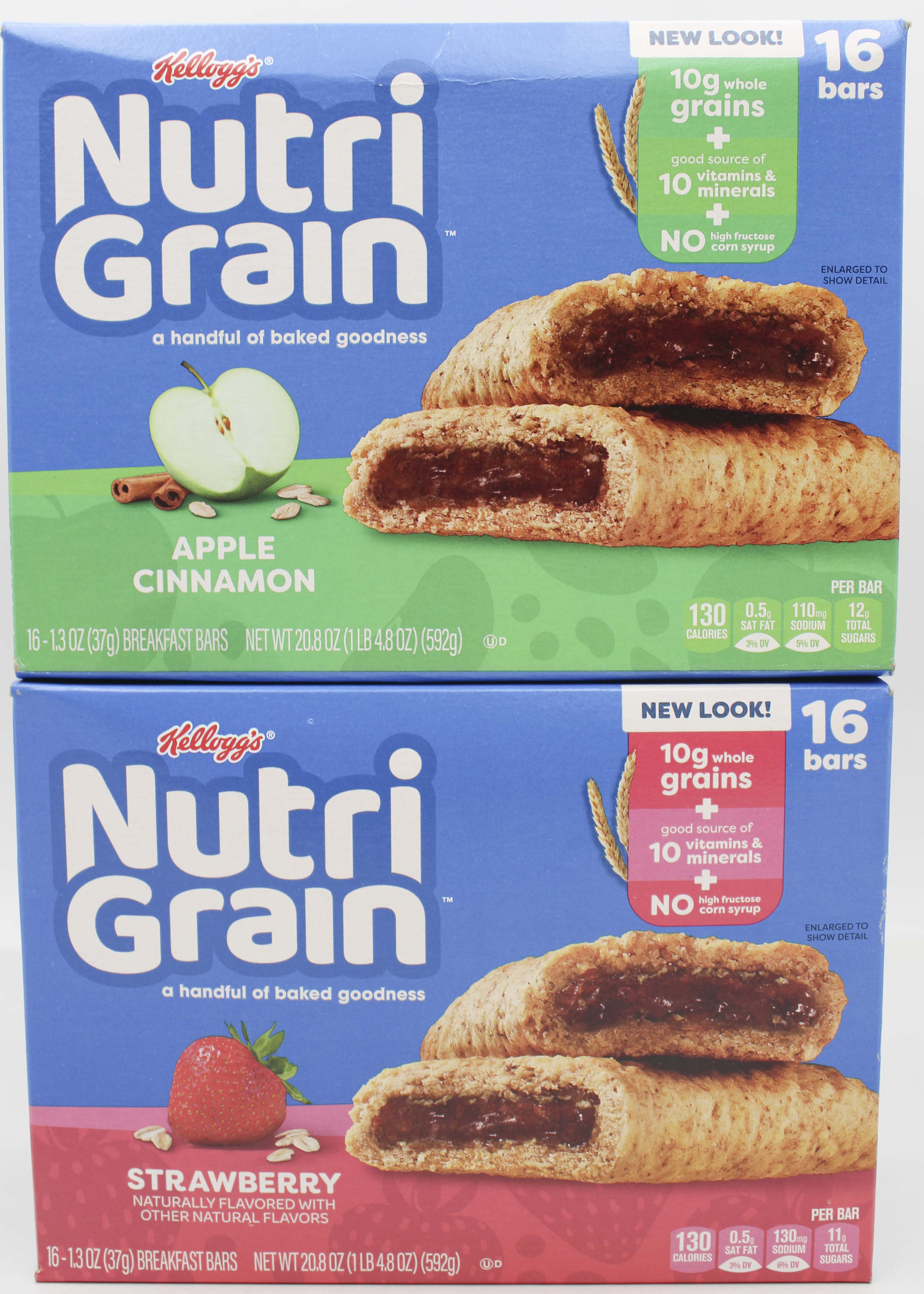 NUTRI-GRAIN BREAKFAST BARS ASSORTED 48CT 62.4 Oz BB 9/13/26 NI